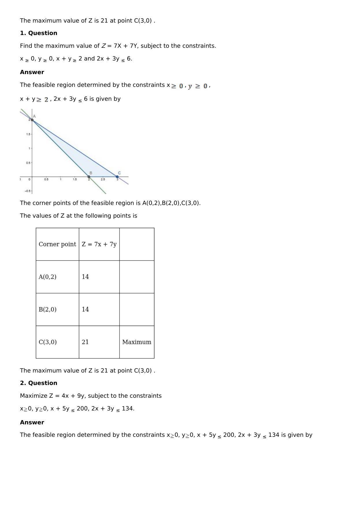 Chapter 33: Linear Programming Solutions: RS Aggarwal Class 12 Solutions  - Page 23