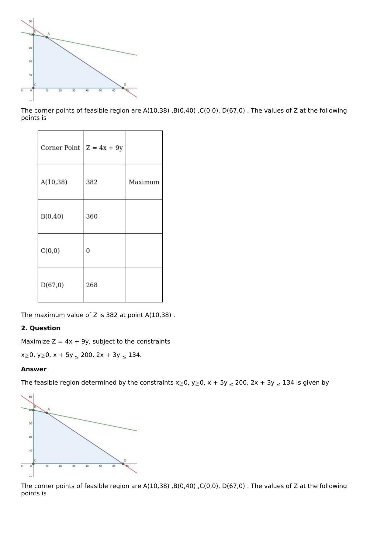Chapter 33: Linear Programming Solutions: RS Aggarwal Class 12 Solutions  - Page 24