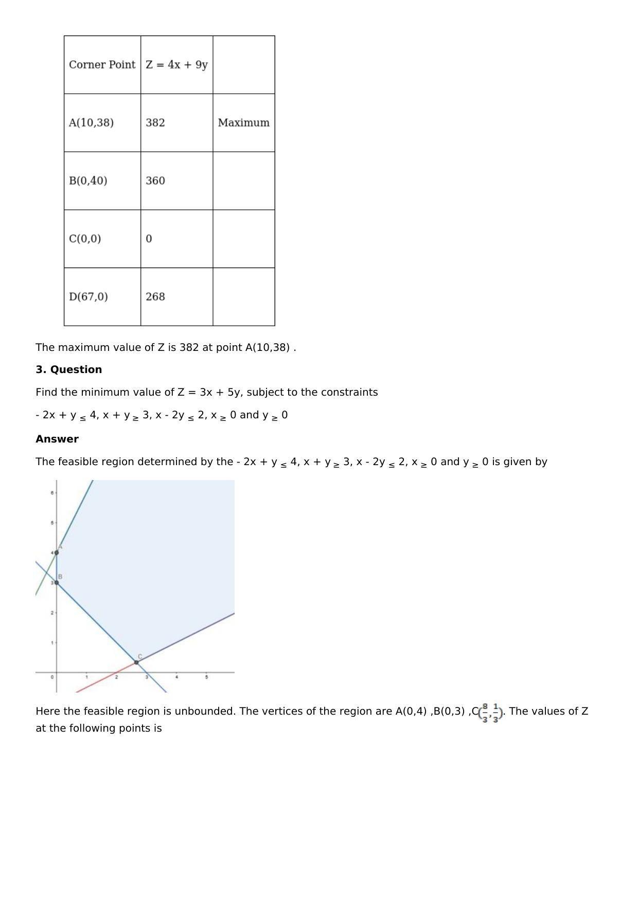 Chapter 33: Linear Programming Solutions: RS Aggarwal Class 12 Solutions  - Page 25