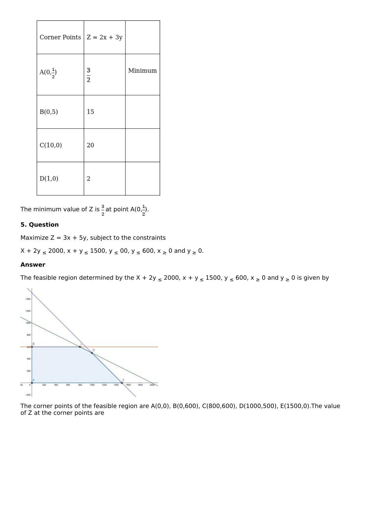 Chapter 33: Linear Programming Solutions: RS Aggarwal Class 12 Solutions  - Page 29