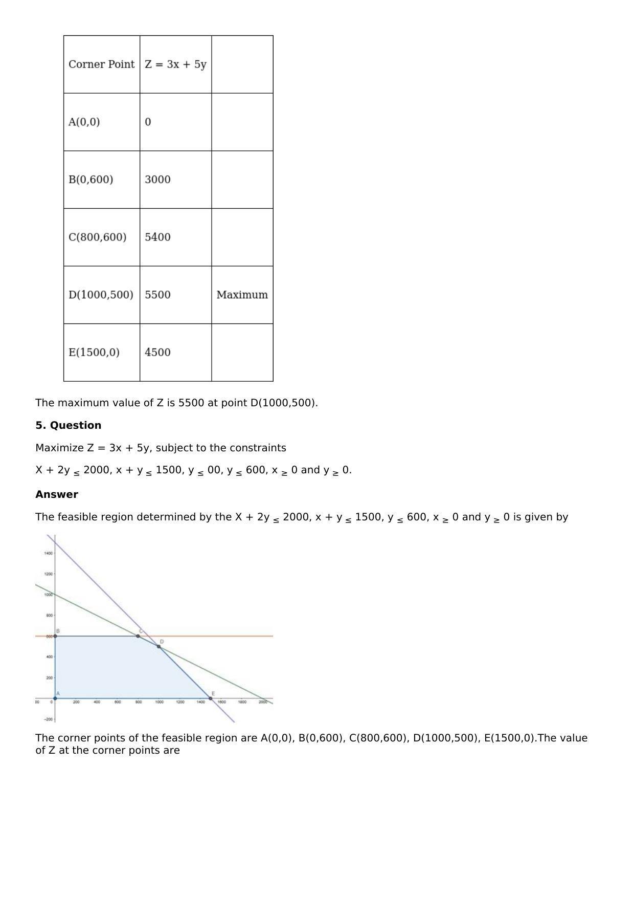 Chapter 33: Linear Programming Solutions: RS Aggarwal Class 12 Solutions  - Page 30