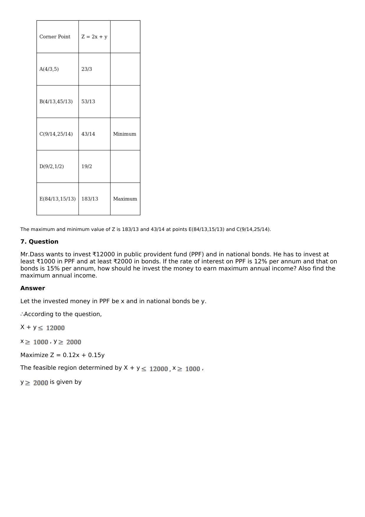 Chapter 33: Linear Programming Solutions: RS Aggarwal Class 12 Solutions  - Page 33