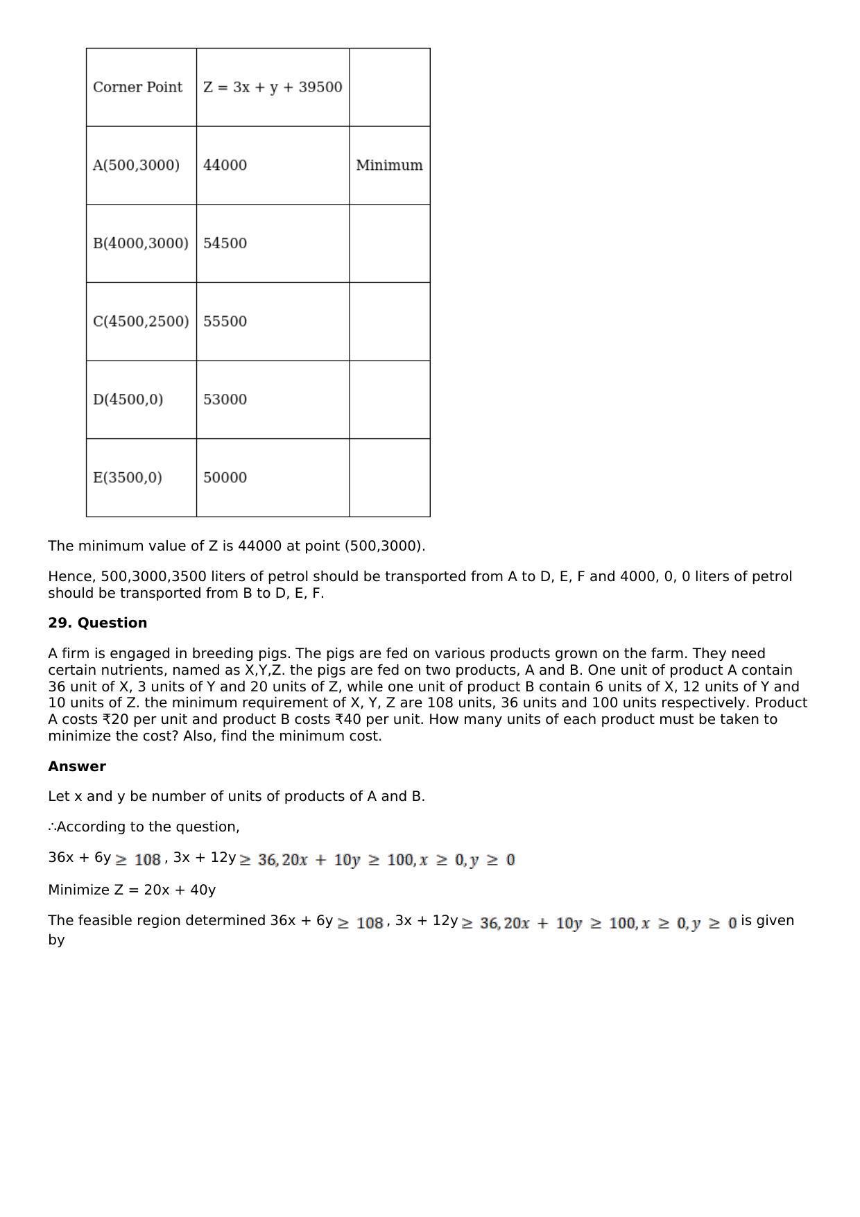Chapter 33: Linear Programming Solutions: RS Aggarwal Class 12 Solutions  - Page 83