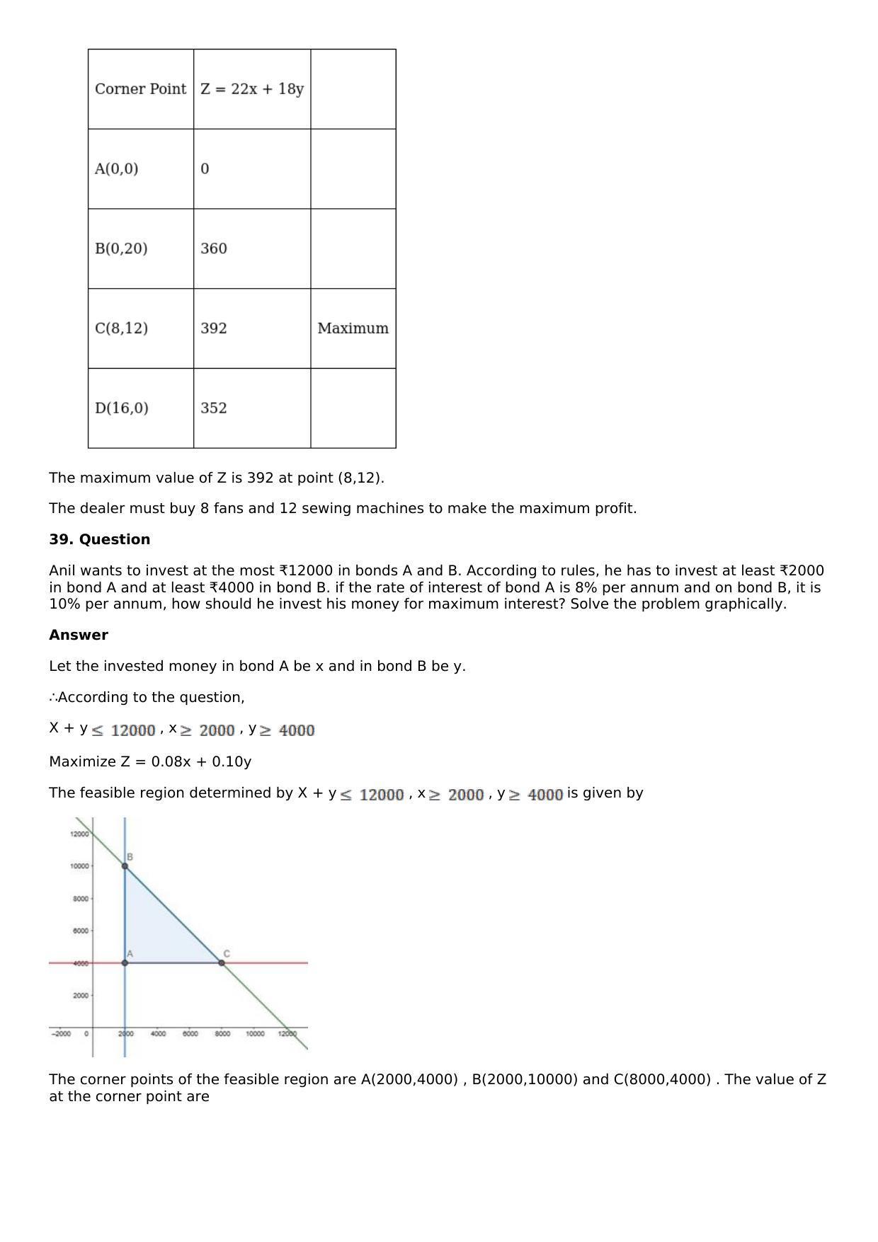 Chapter 33: Linear Programming Solutions: RS Aggarwal Class 12 Solutions  - Page 103