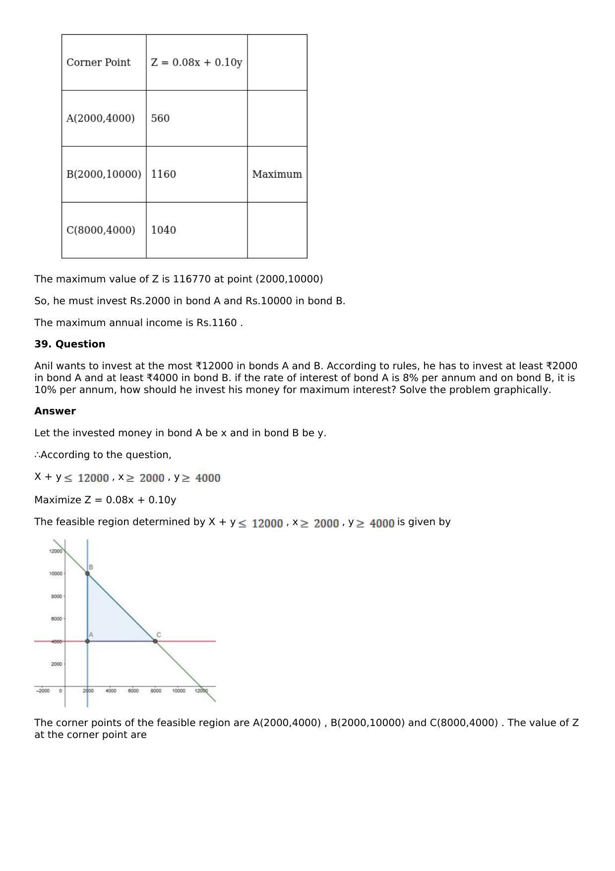 Chapter 33: Linear Programming Solutions: RS Aggarwal Class 12 Solutions  - Page 104