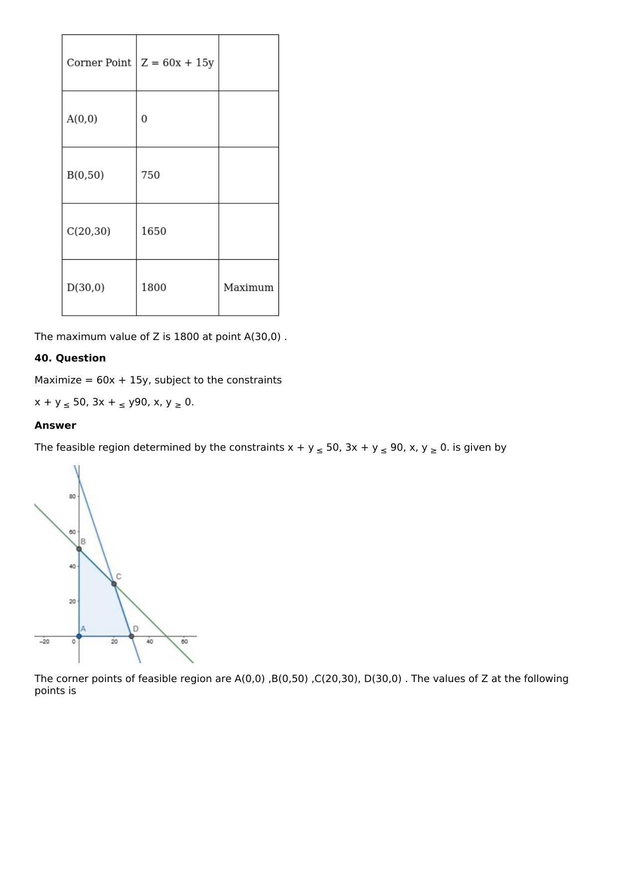 Chapter 33: Linear Programming Solutions: RS Aggarwal Class 12 Solutions  - Page 106