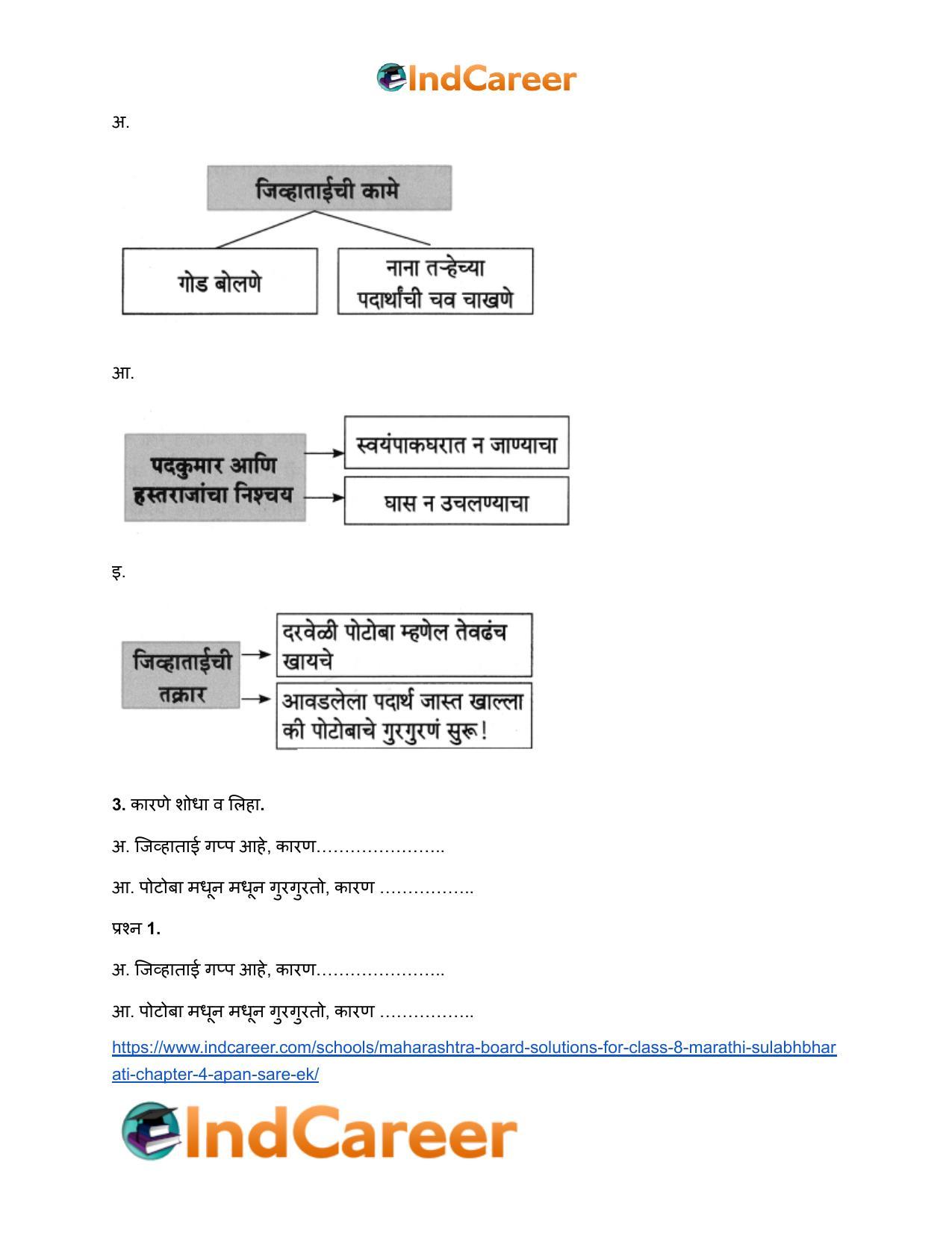 Maharashtra Board Solutions for Class 8- Marathi Sulabhbharati: Chapter 4- आपण सारे एक - Page 5