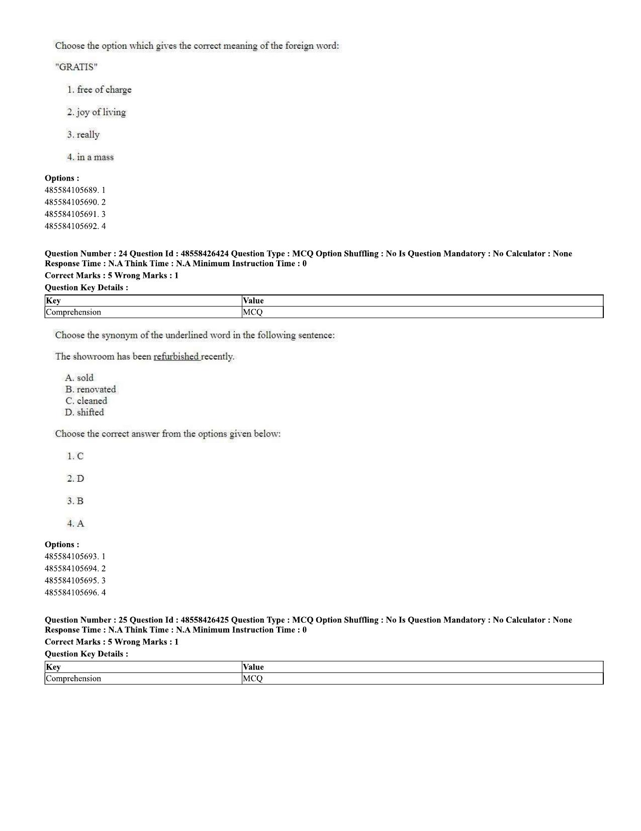 CUET 2023 Domestic Shift 2 Question Paper - 10 June 2023 - Page 16
