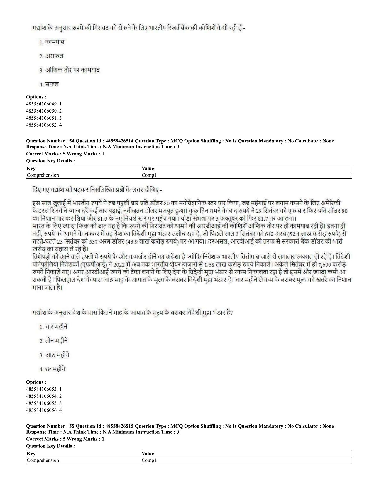 CUET 2023 Domestic Shift 2 Question Paper - 10 June 2023 - Page 30
