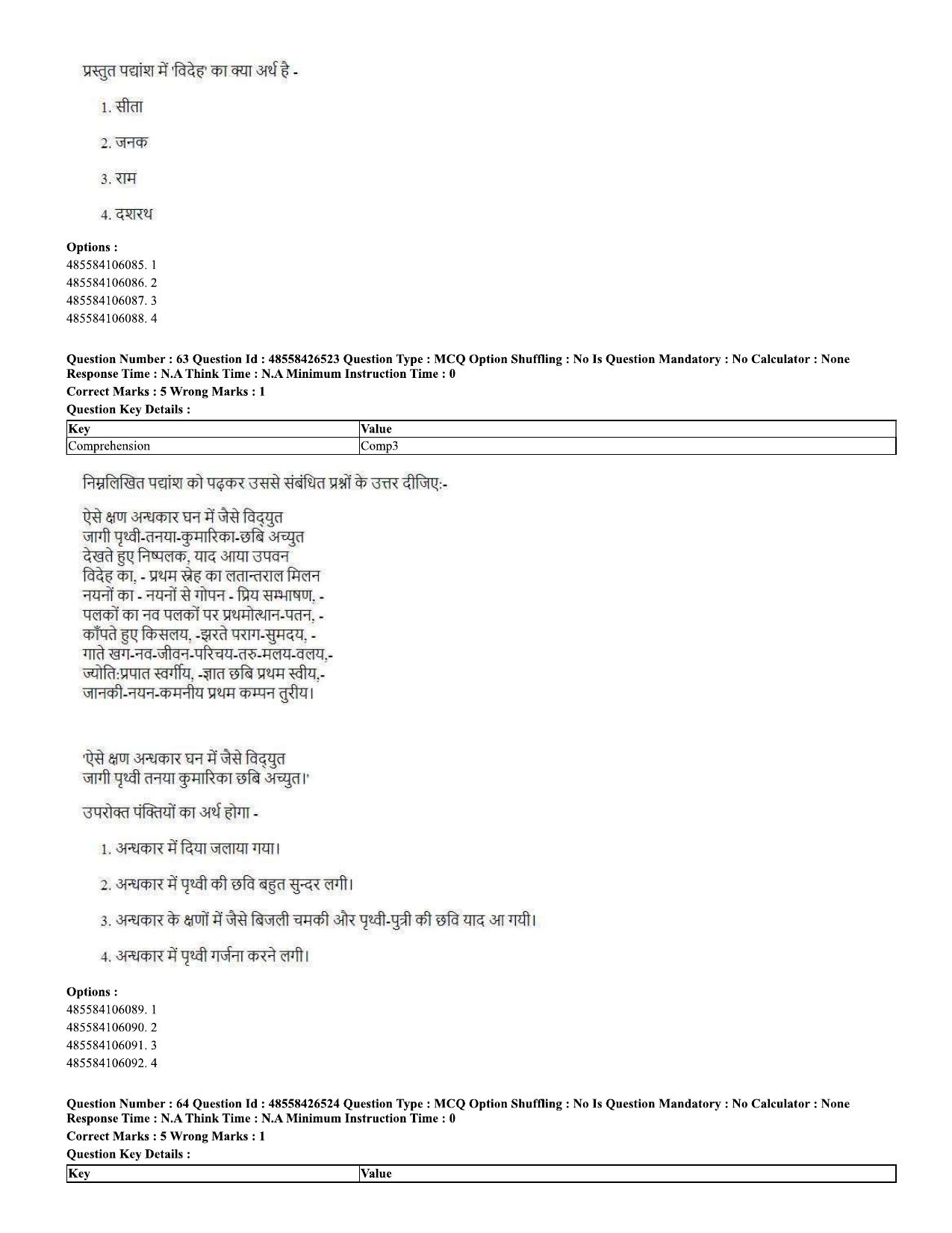 CUET 2023 Domestic Shift 2 Question Paper - 10 June 2023 - Page 36