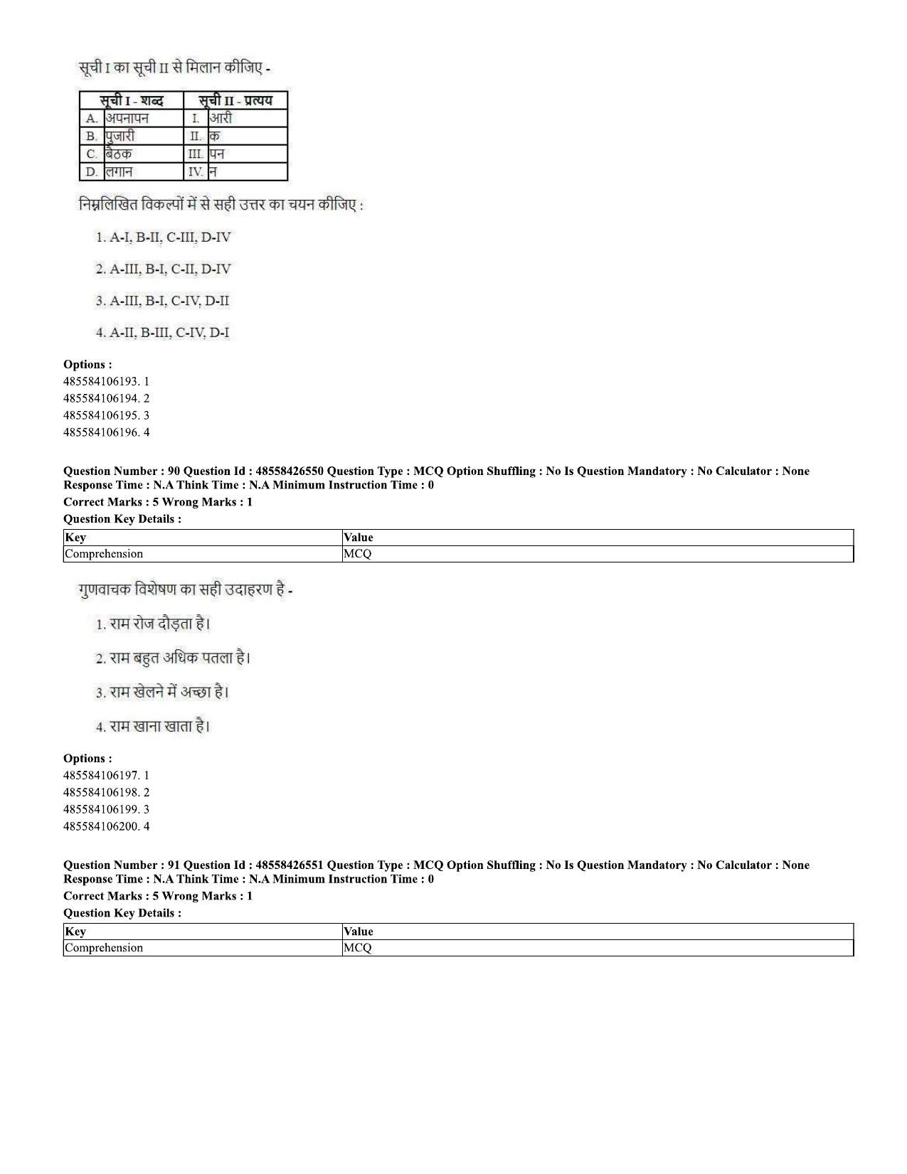 CUET 2023 Domestic Shift 2 Question Paper - 10 June 2023 - Page 49