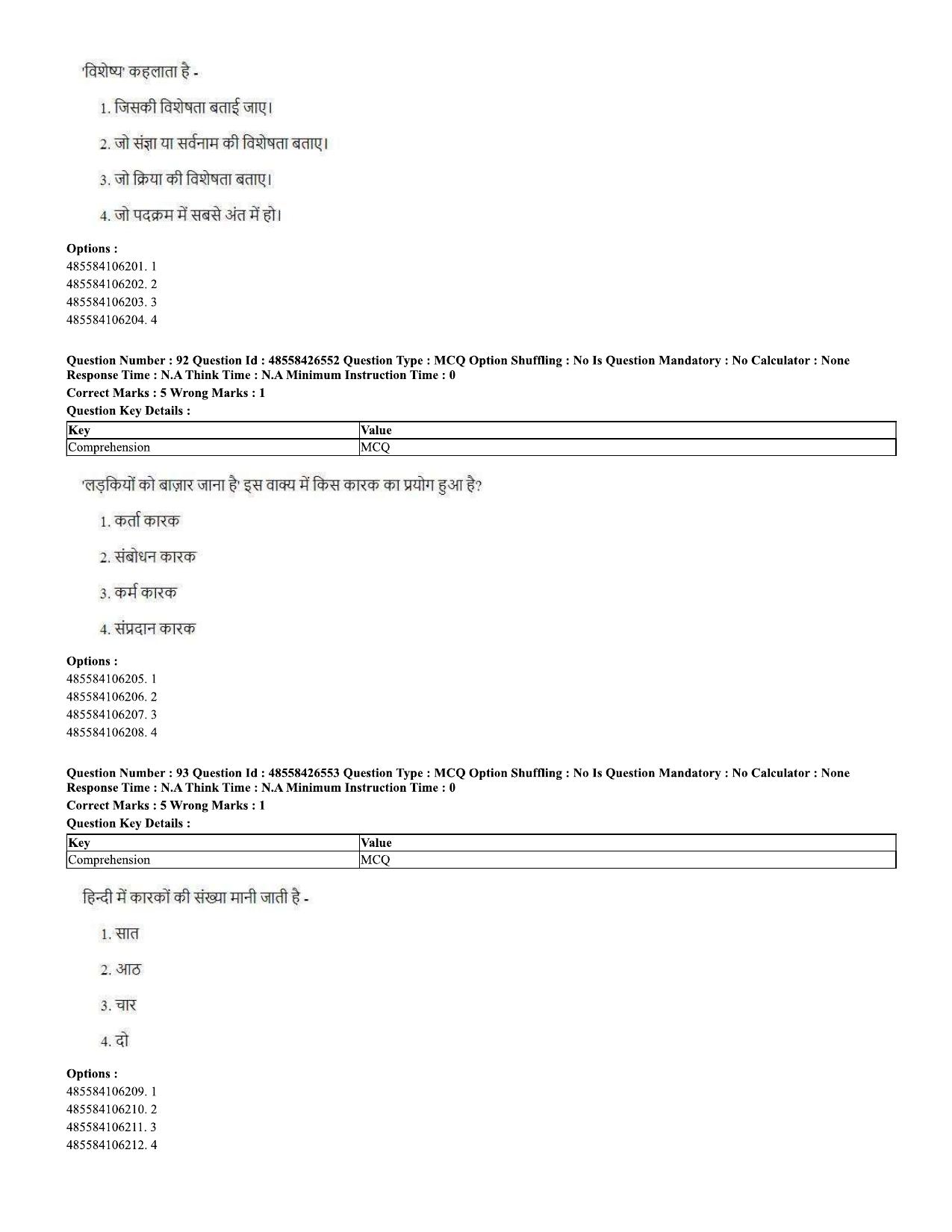 CUET 2023 Domestic Shift 2 Question Paper - 10 June 2023 - Page 50