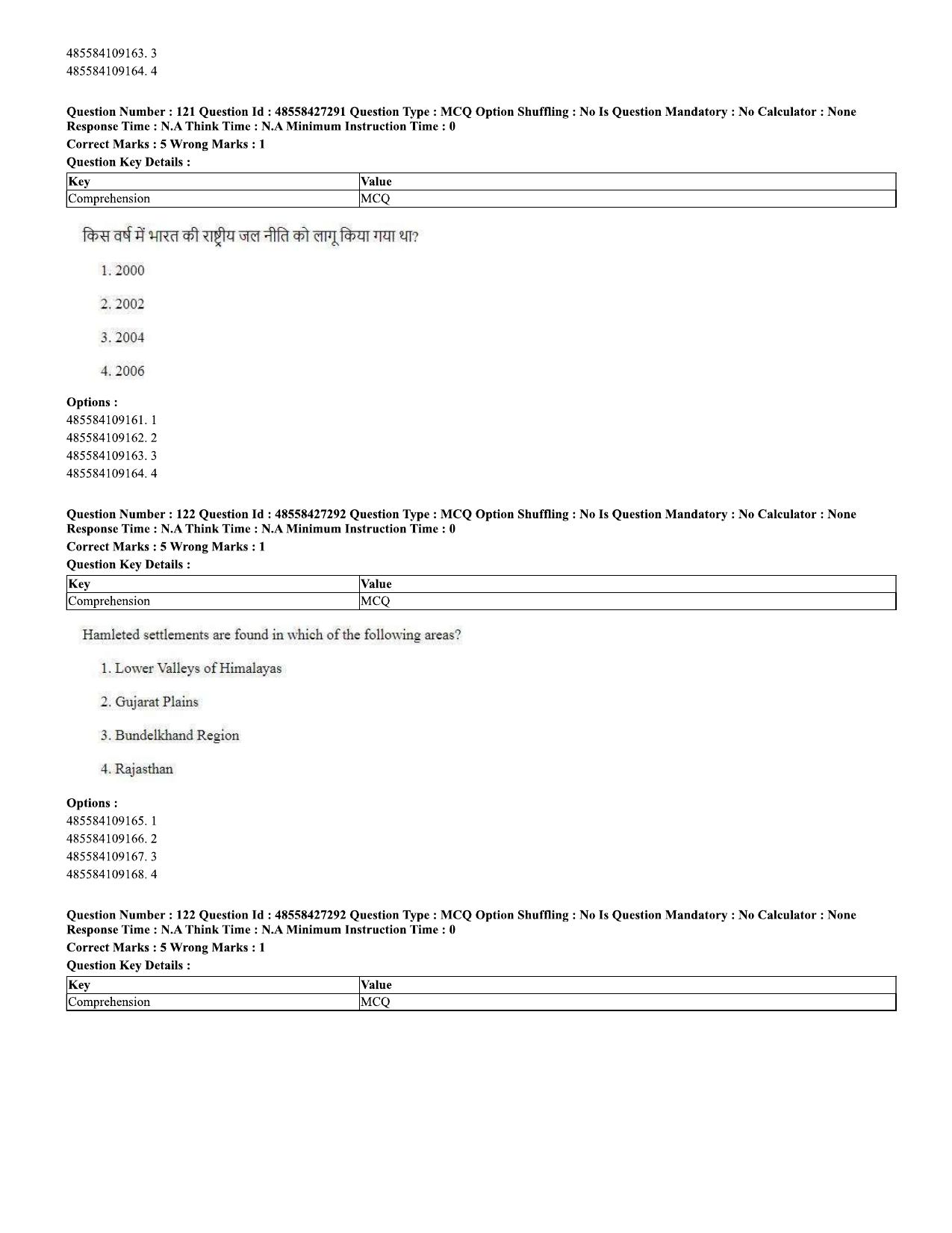 CUET 2023 Domestic Shift 2 Question Paper - 10 June 2023 - Page 70