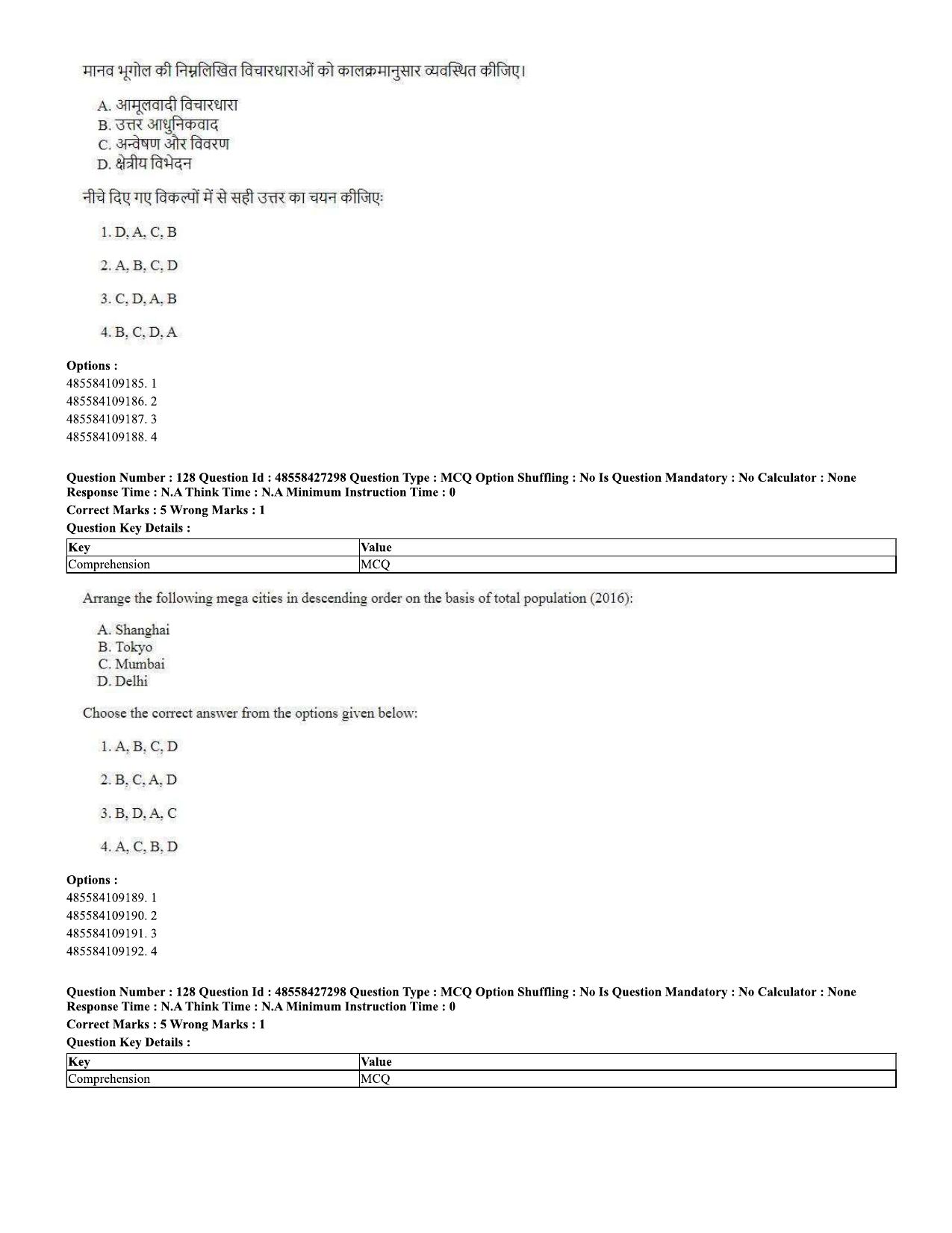 CUET 2023 Domestic Shift 2 Question Paper - 10 June 2023 - Page 75
