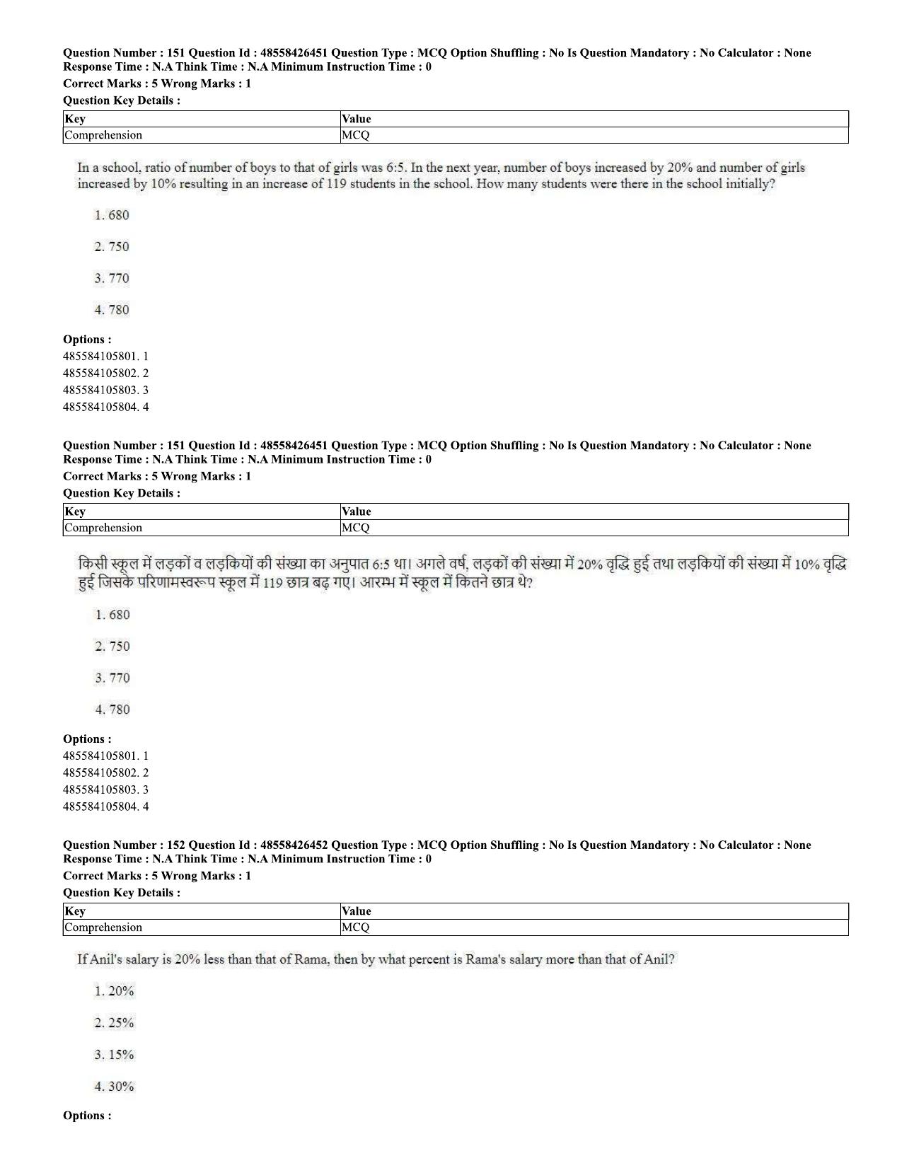 CUET 2023 Domestic Shift 2 Question Paper - 10 June 2023 - Page 102