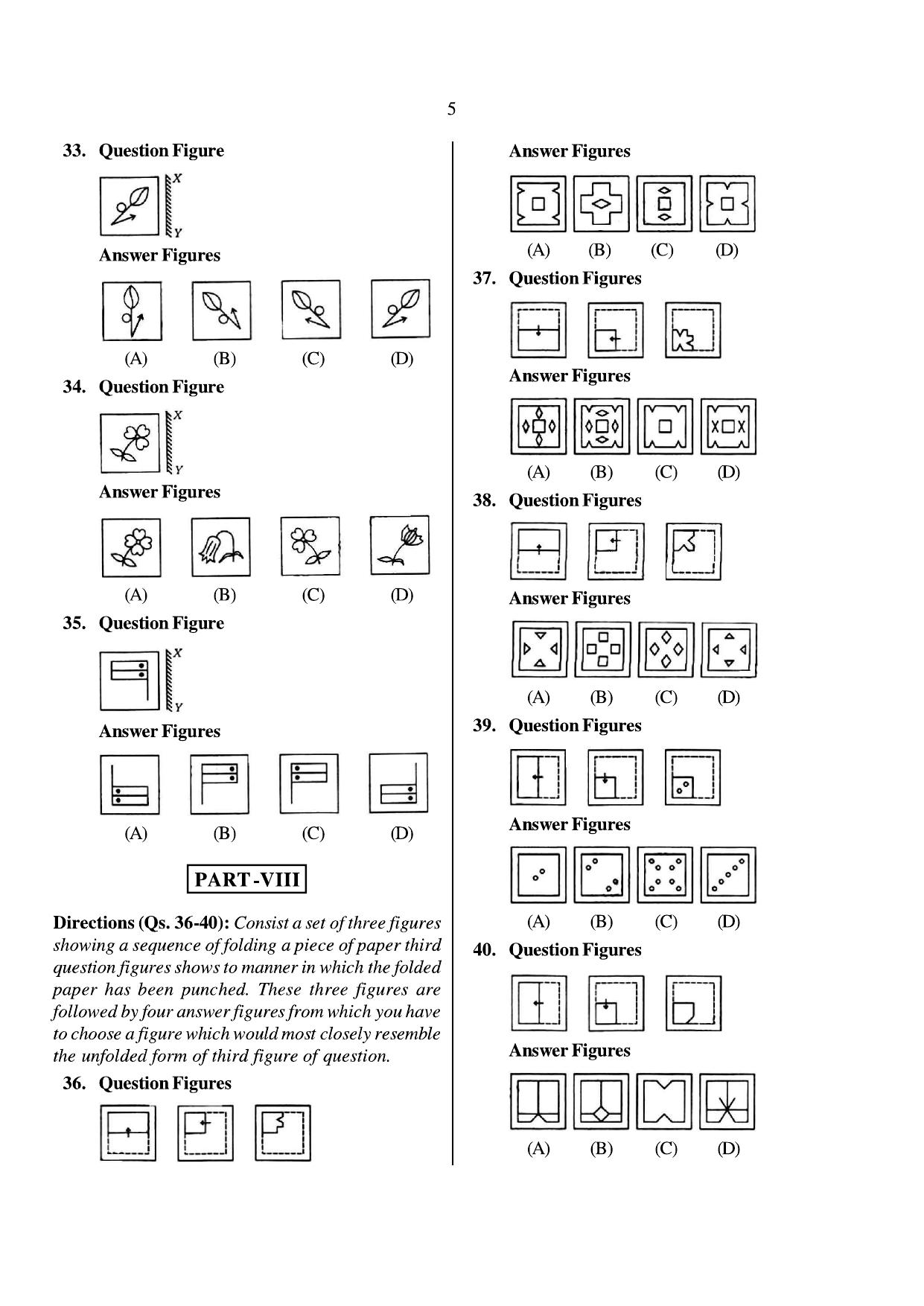 JNVST Class 6 2015 Question Paper with Solutions - Page 5