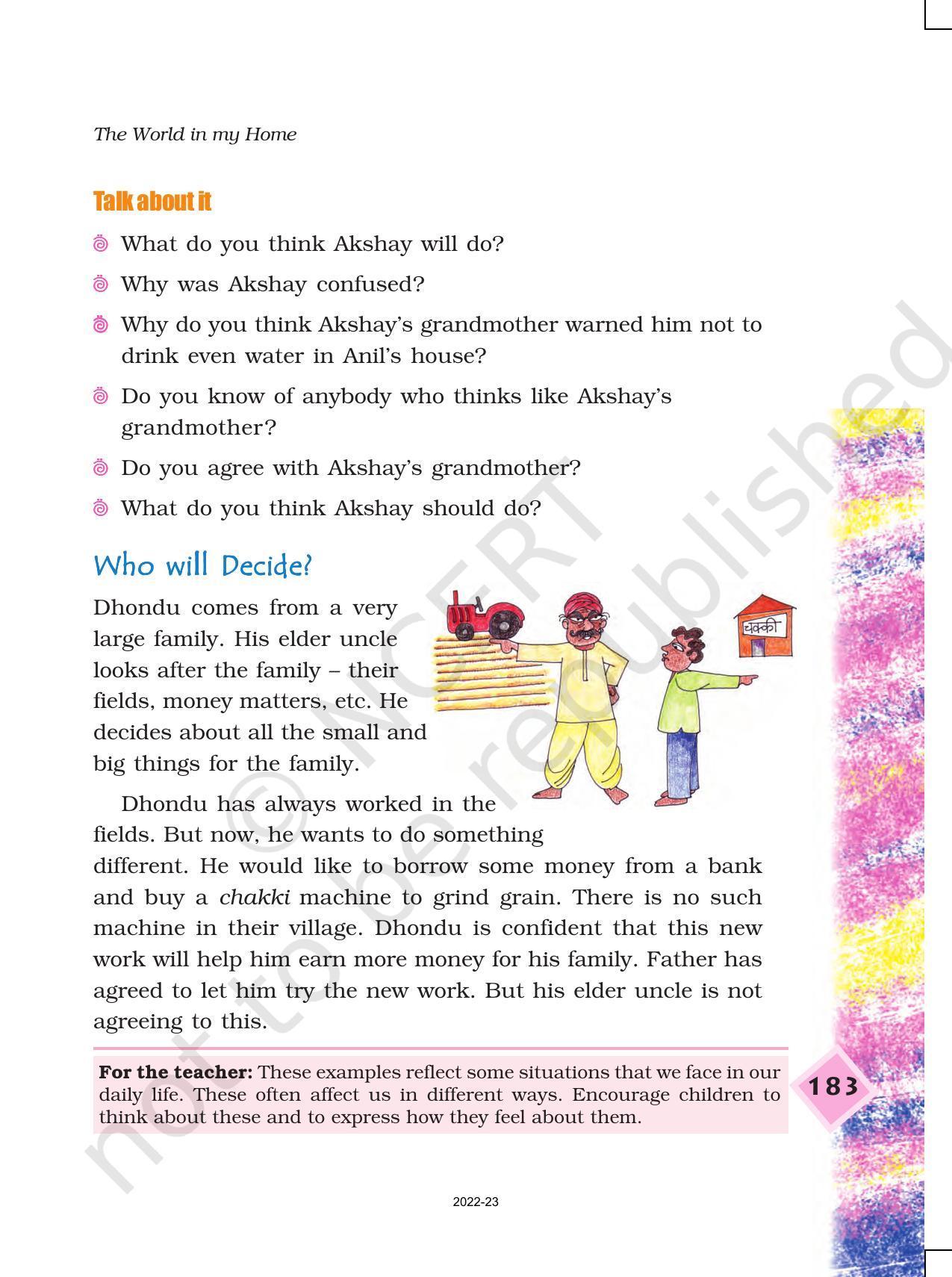 NCERT Book for Class 4 EVS Chapter 22 The World in my Home - Page 5
