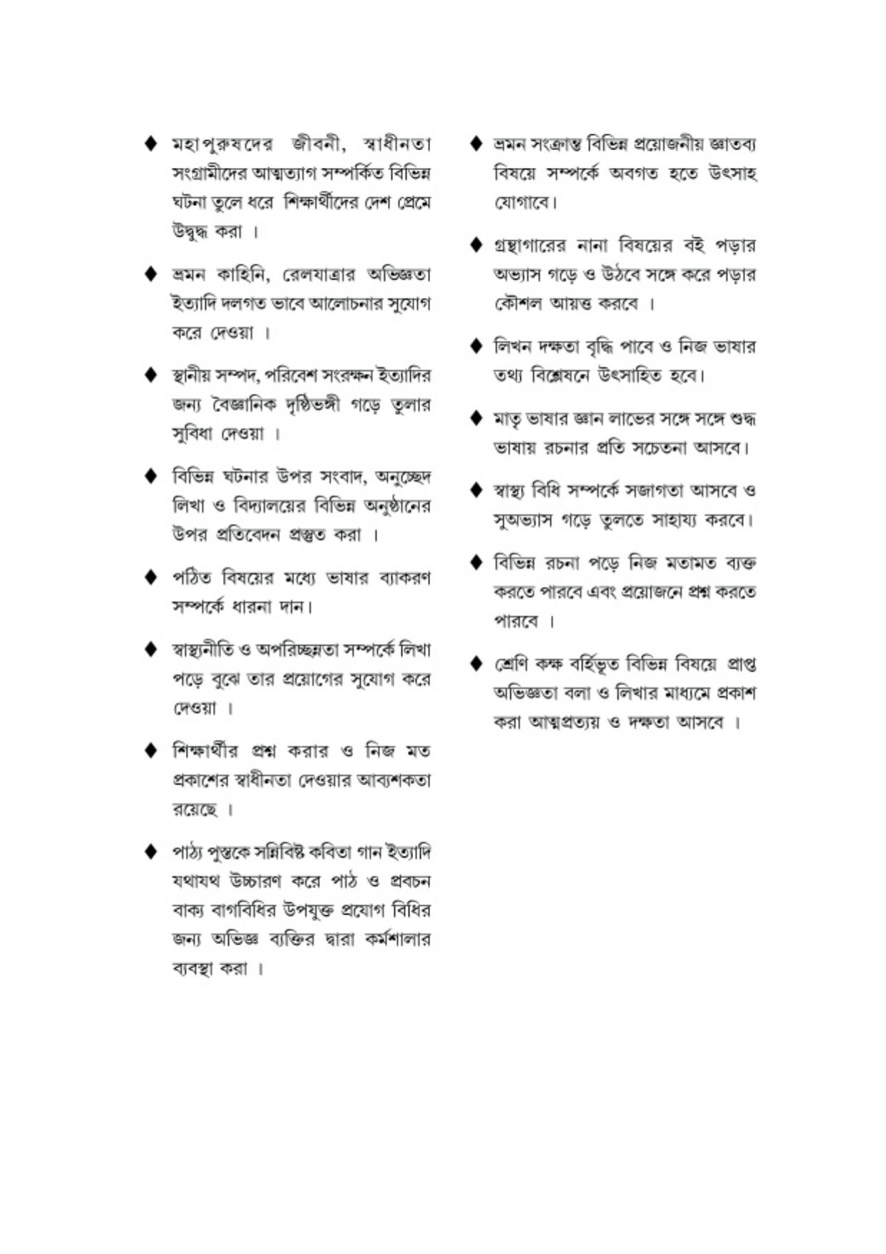 TBSE Class 7 Syllabus - Page 5