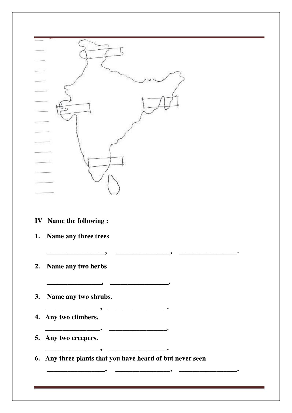Worksheet for Class 3 Social Science Assignment 10 - Page 23