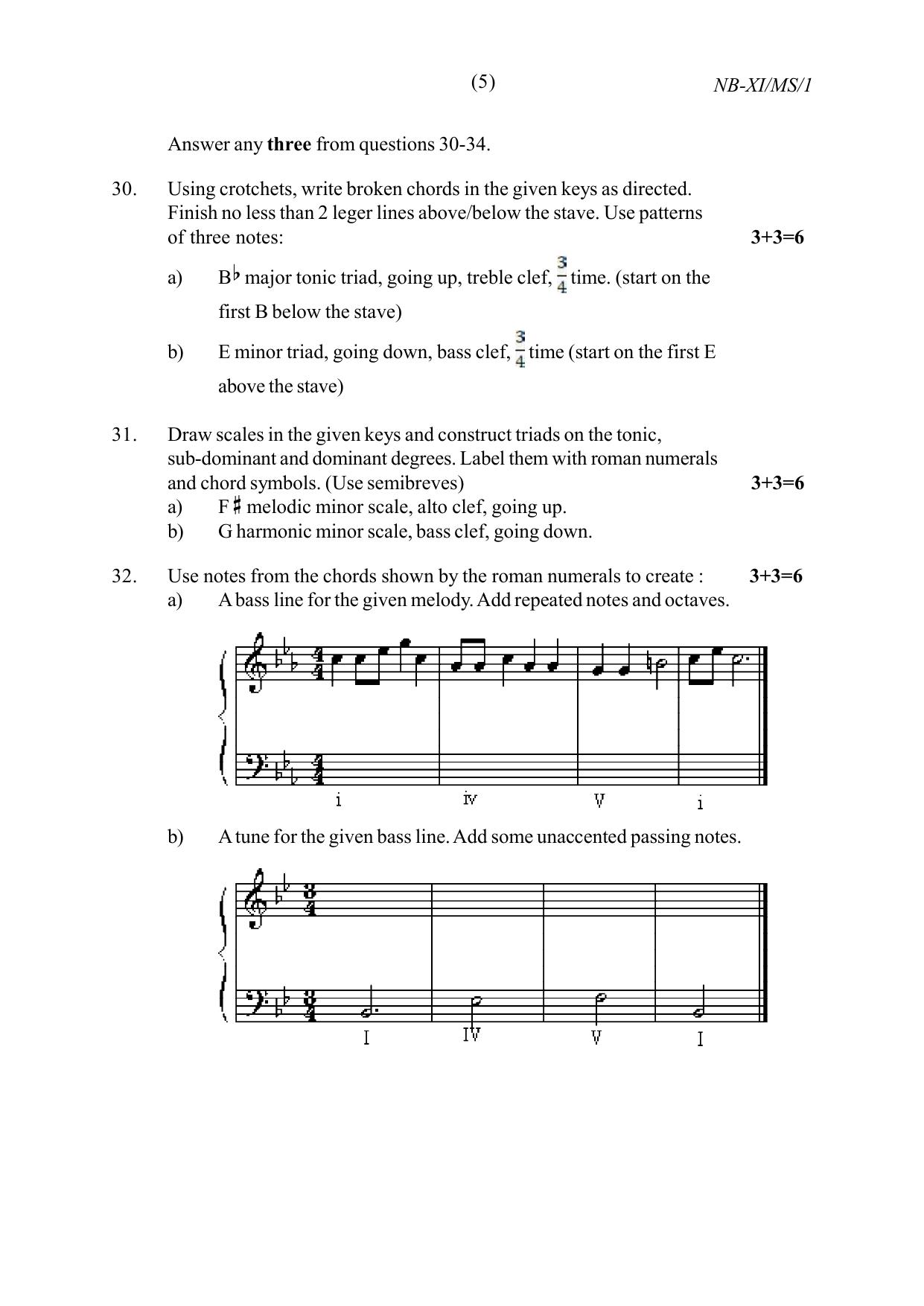 Nagaland Board NBSE 2023 Class 11 Question Paper (All Subjects) - Page 16