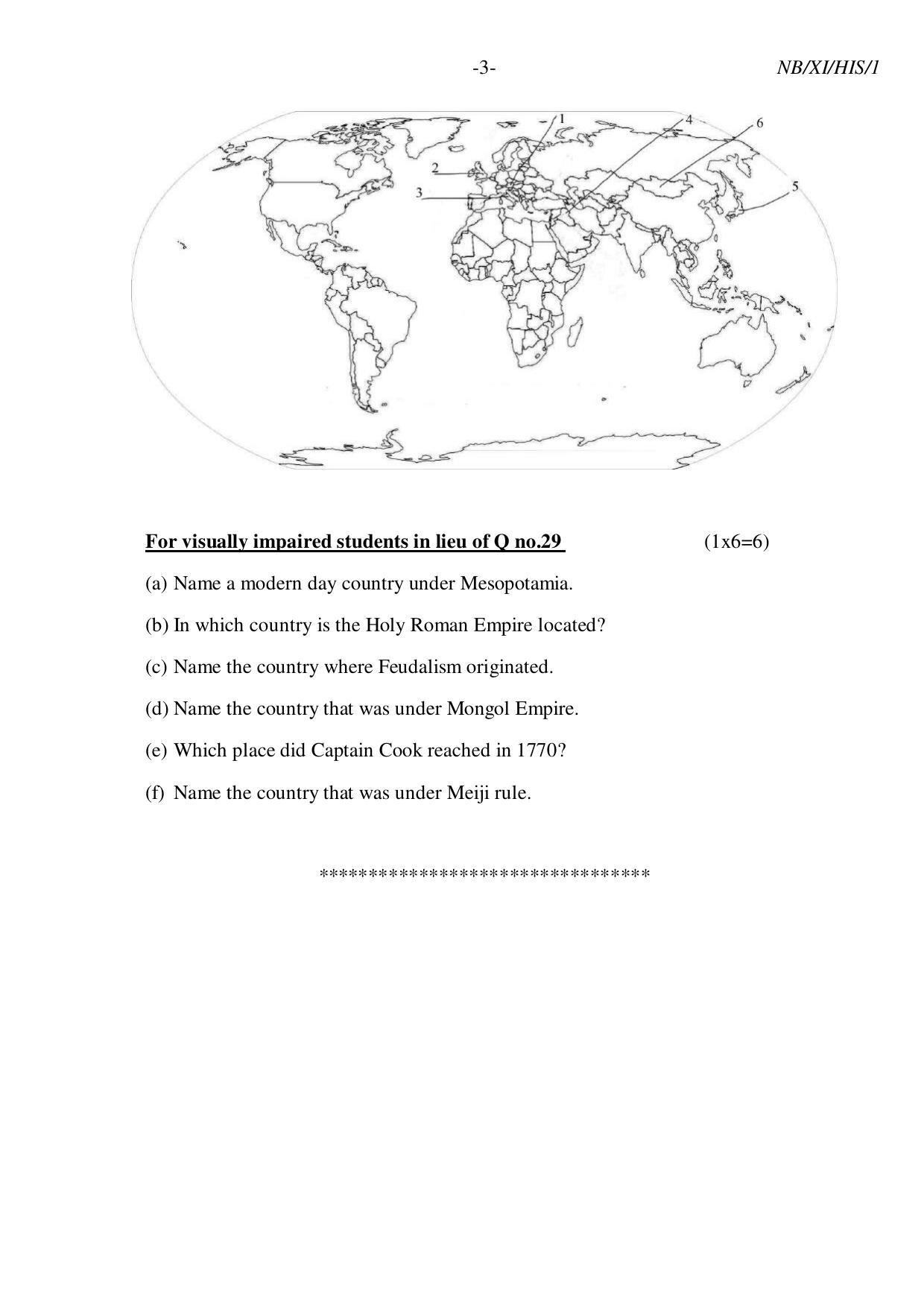 Nagaland Board NBSE 2023 Class 11 Question Paper (All Subjects) - Page 20