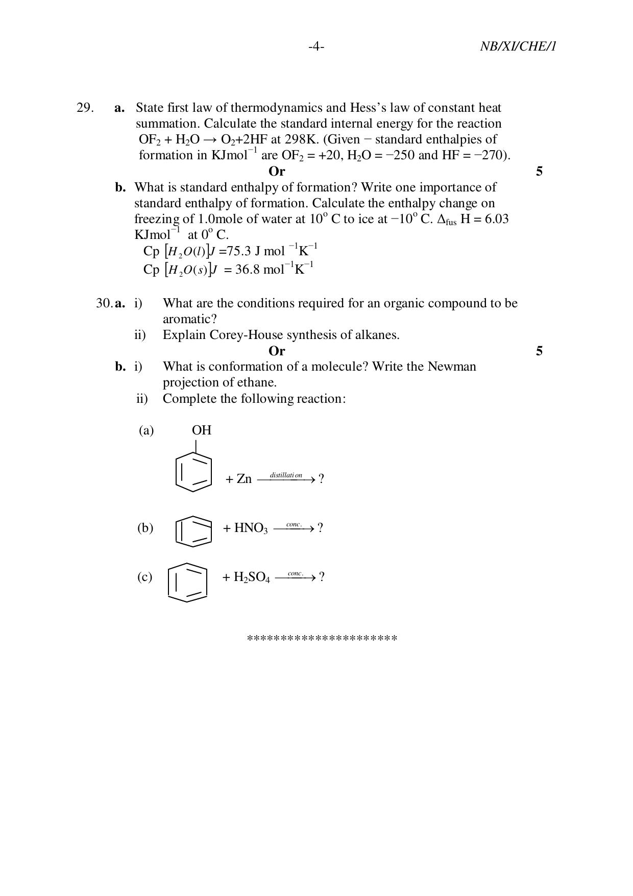 Nagaland Board NBSE 2023 Class 11 Question Paper (All Subjects) - Page 69