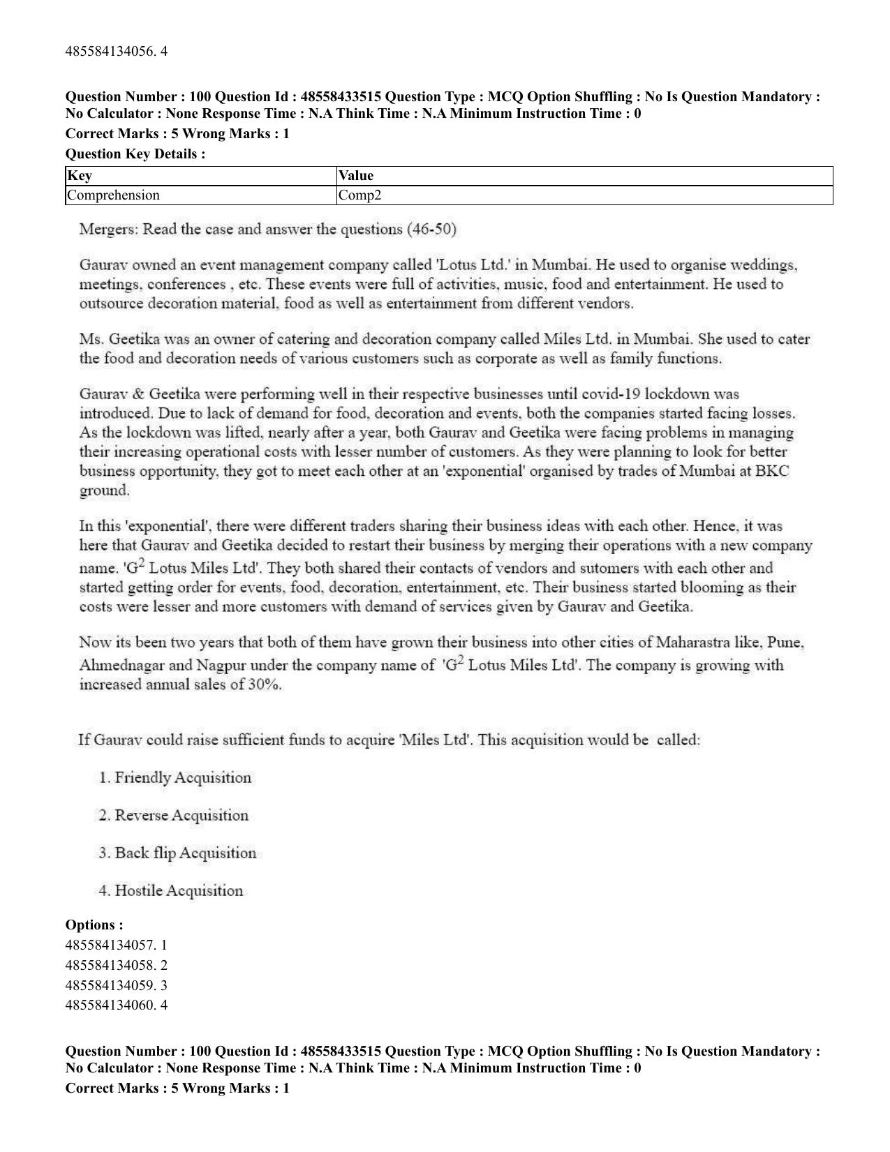 CUET 2023 English Odia Shift 1 Question Papers - 18 June 2023 - Page 97