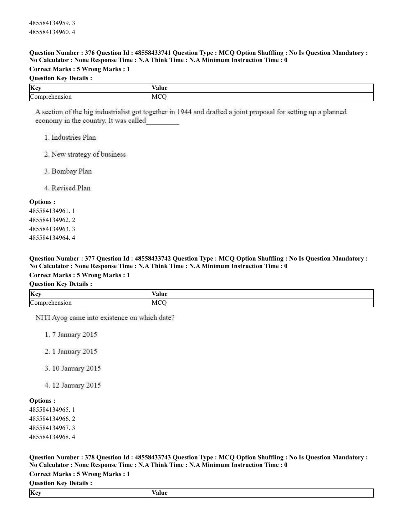 CUET 2023 English Odia Shift 1 Question Papers - 18 June 2023 - Page 362