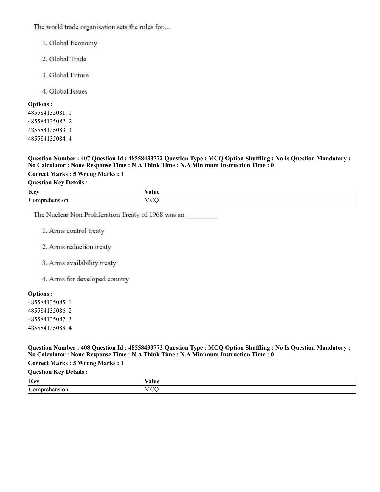 CUET 2023 English Odia Shift 1 Question Papers - 18 June 2023 - Page 377