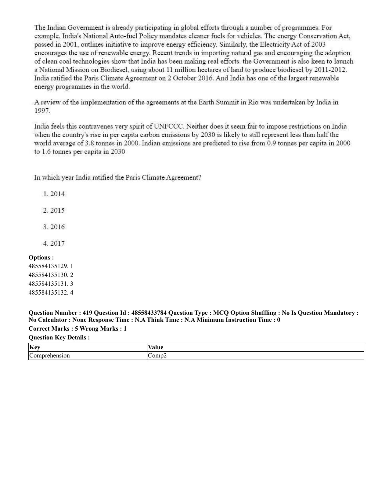 CUET 2023 English Odia Shift 1 Question Papers - 18 June 2023 - Page 385