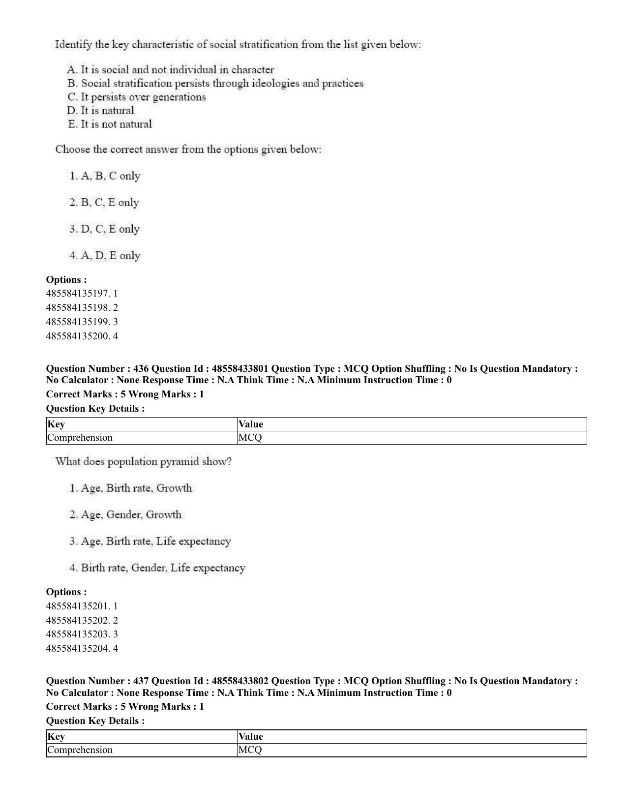 CUET 2023 English Odia Shift 1 Question Papers - 18 June 2023 - Page 395