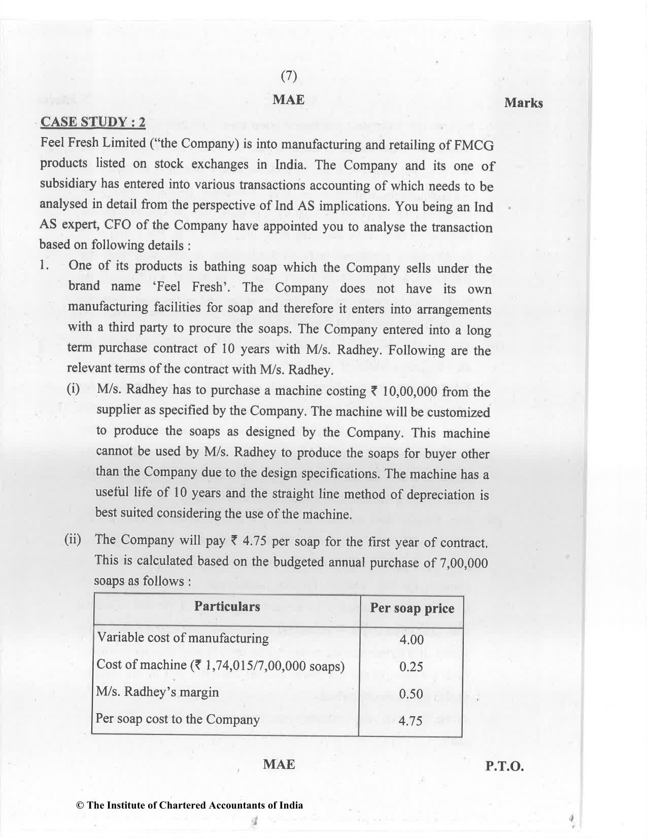 CA Final Jan 2021 Question Paper - Paper 6E – Global Financial Reporting Standards - Page 7