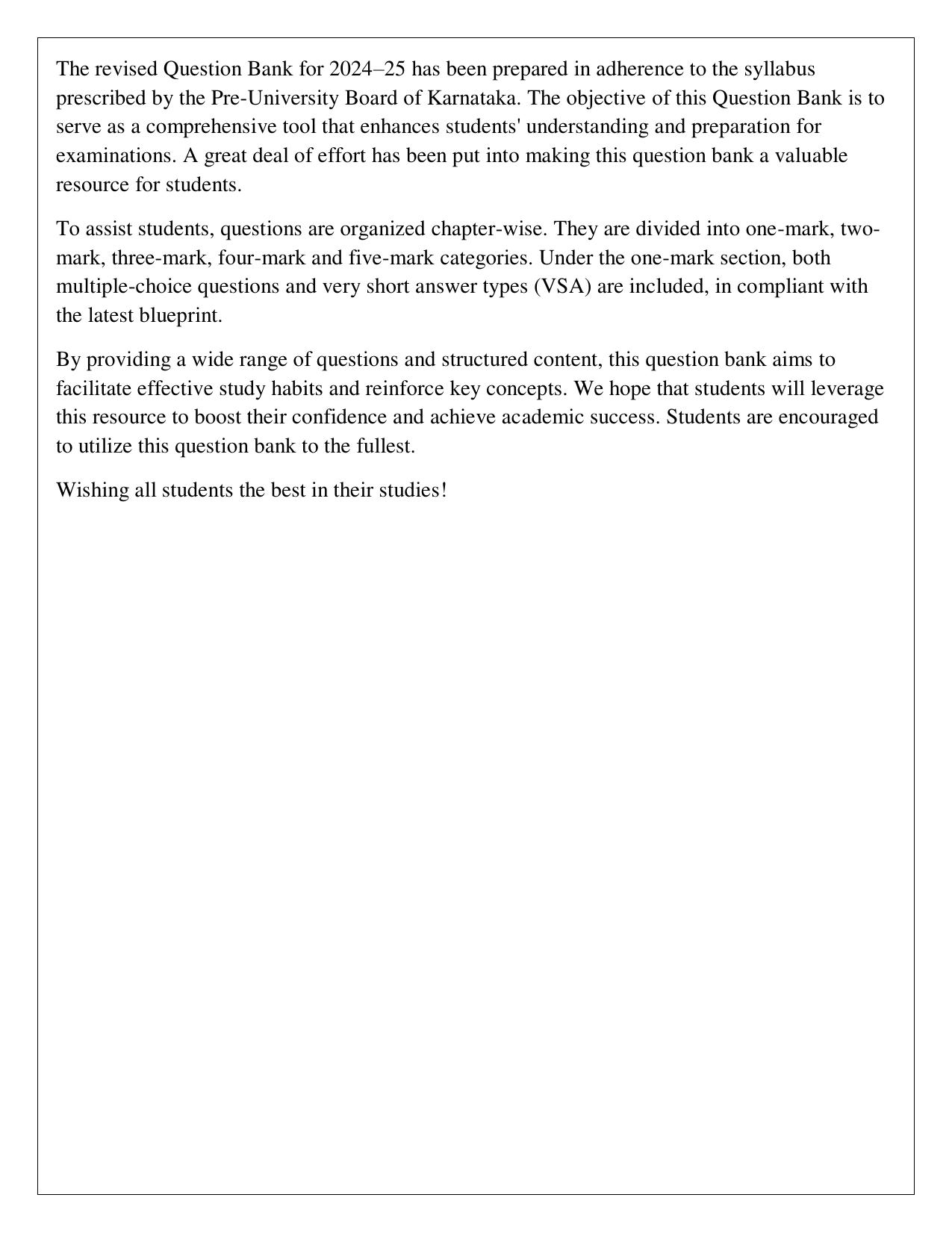 Karnataka 1st PUC Question Bank 2025 Basic Maths - Page 3