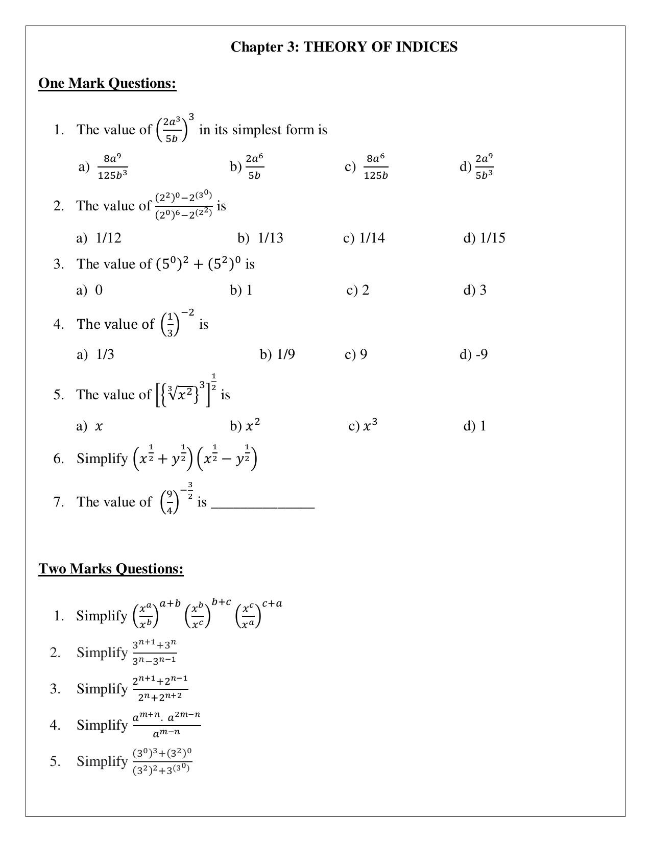 Karnataka 1st PUC Question Bank 2025 Basic Maths - Page 12