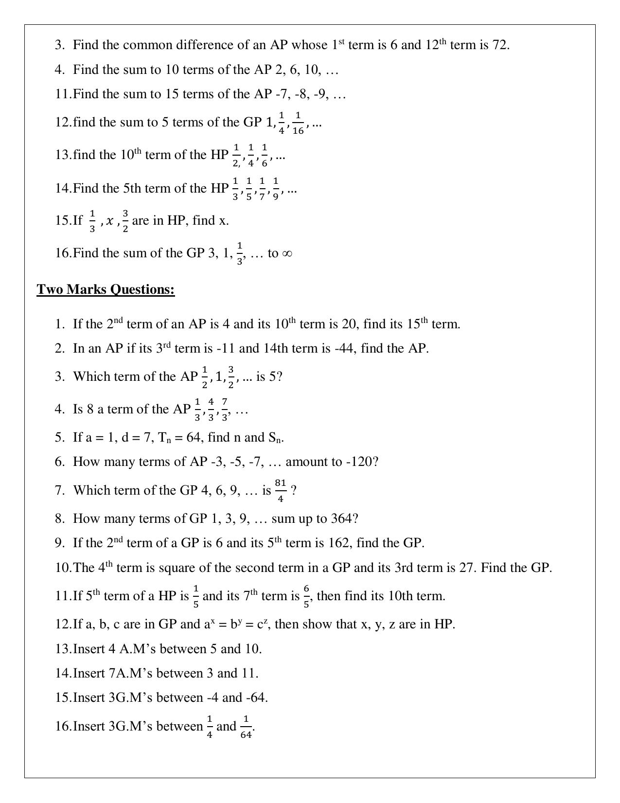 Karnataka 1st PUC Question Bank 2025 Basic Maths - Page 17