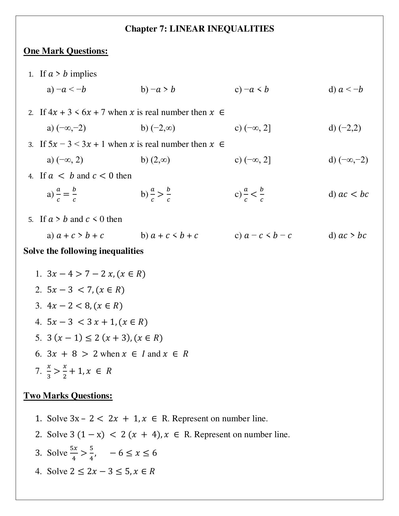 Karnataka 1st PUC Question Bank 2025 Basic Maths - Page 23