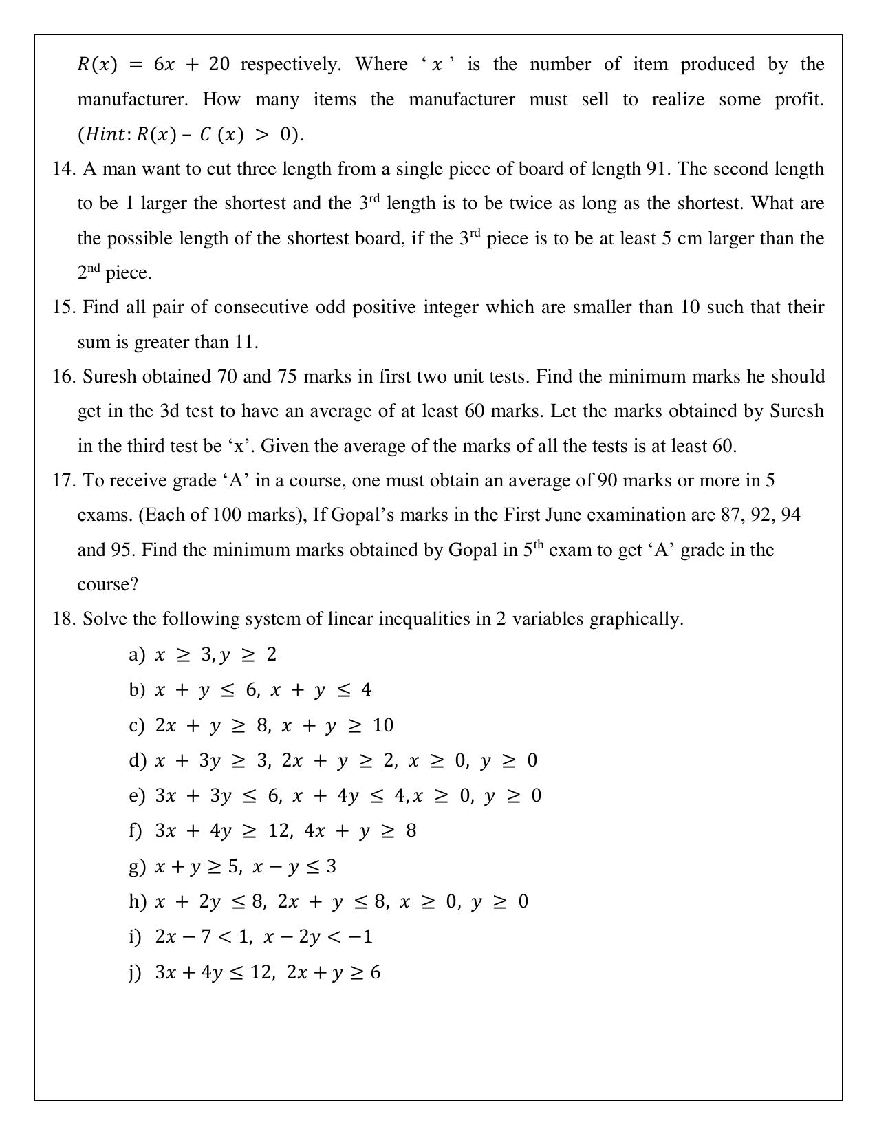 Karnataka 1st PUC Question Bank 2025 Basic Maths - Page 25