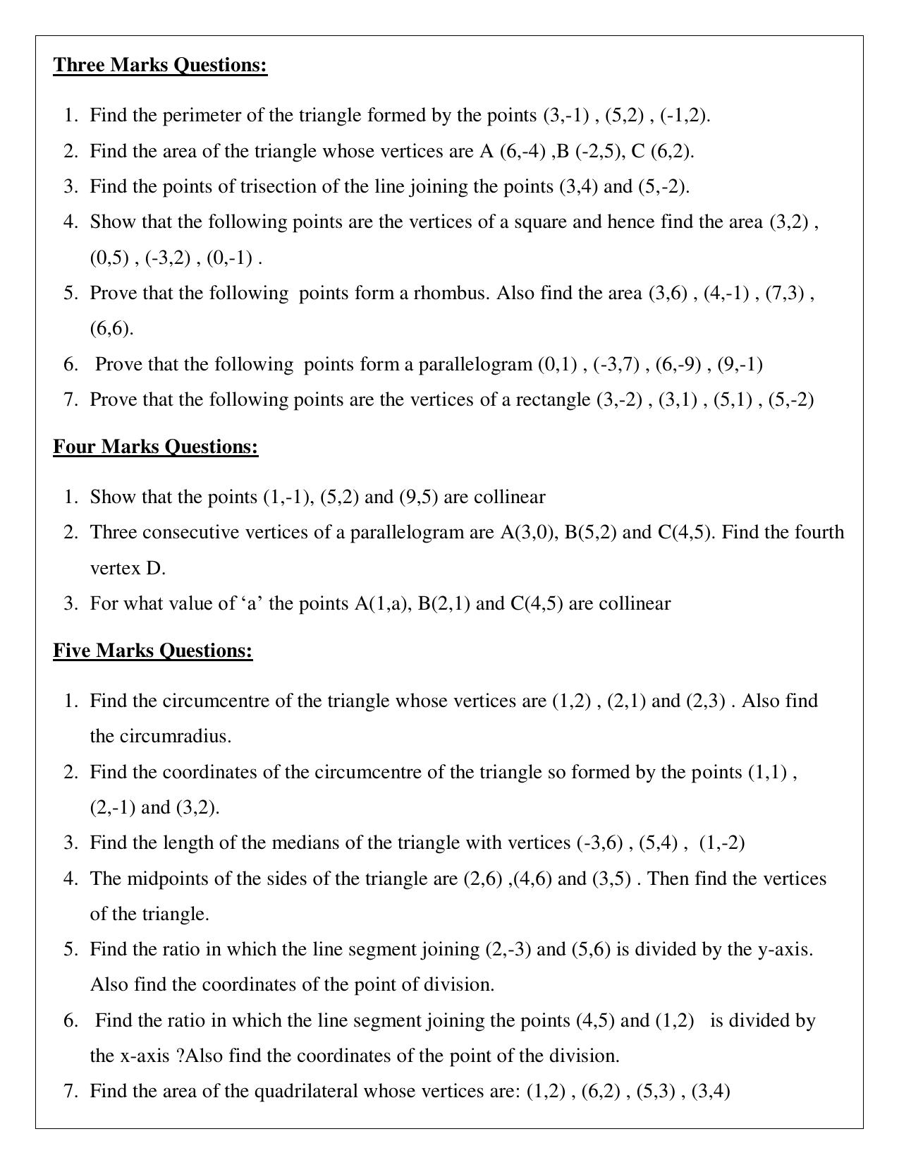 Karnataka 1st PUC Question Bank 2025 Basic Maths - Page 51
