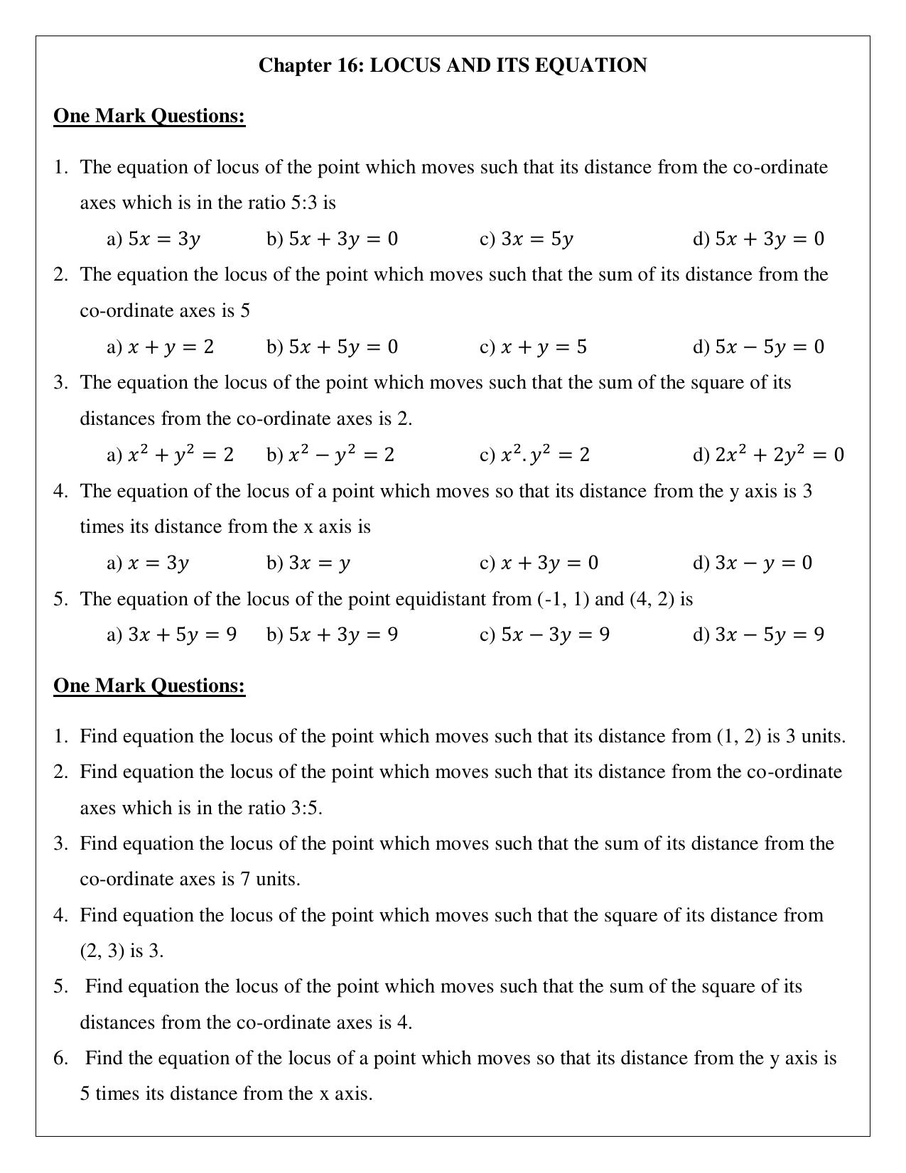 Karnataka 1st PUC Question Bank 2025 Basic Maths - Page 52