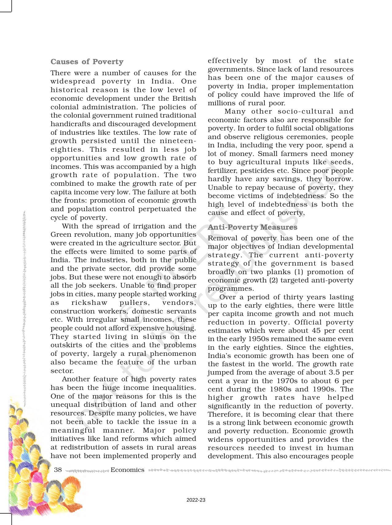 NCERT Book for Class 9 Economics Chapter 3 Poverty as a Challenge - Page 10