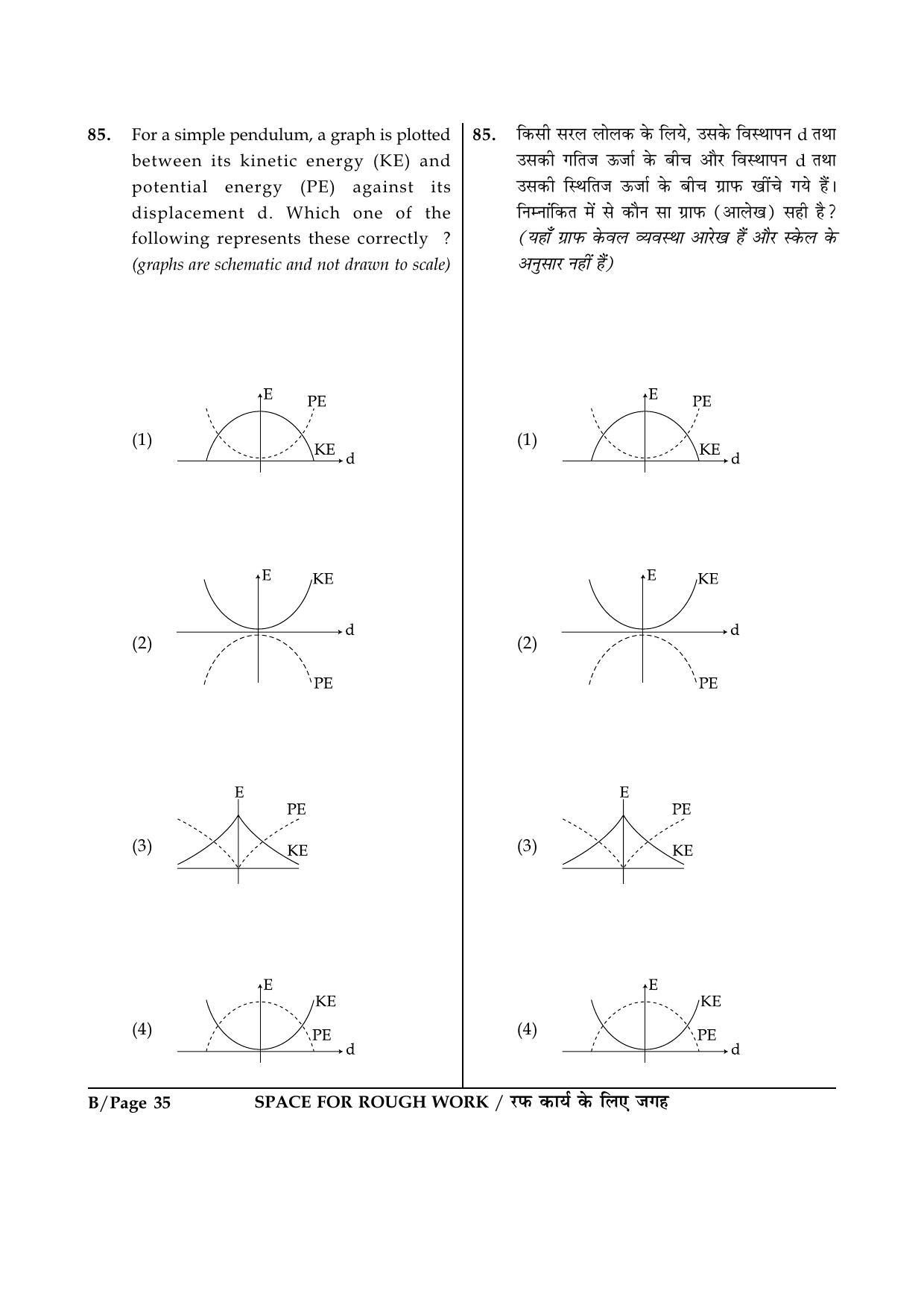 JEE Main 2015 Offline Question Paper (Set B) - Page 35