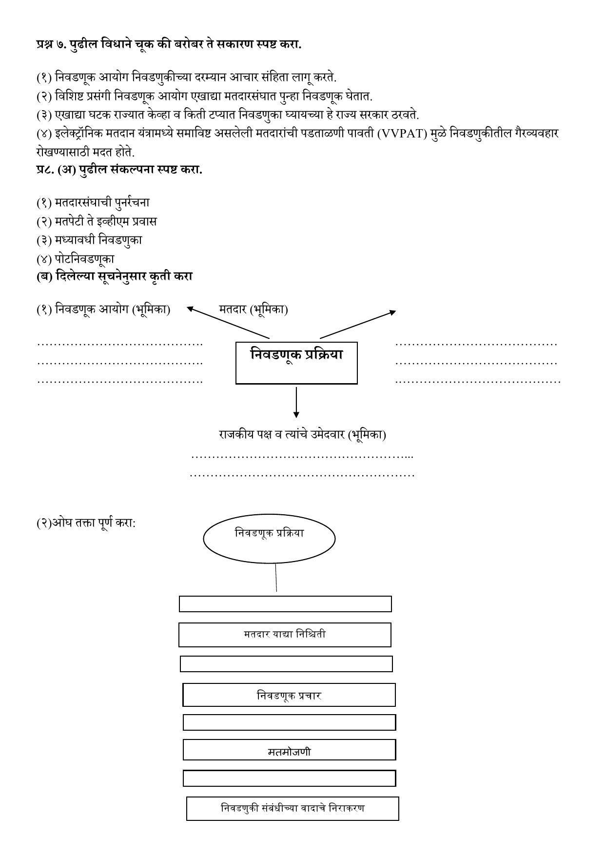 Maharashtra Board Class 10 इतिहास आणि राज्यशास्त्र Sample Paper (मराठी माध्यम) - Page 21