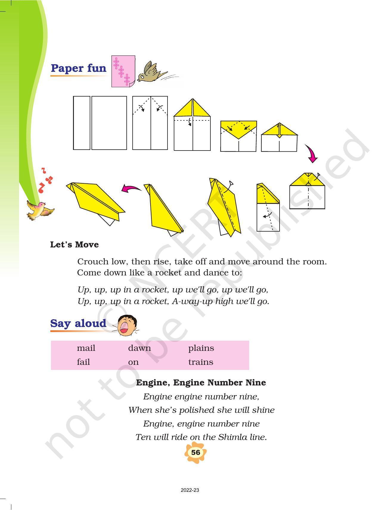 NCERT Book for Class 3 English: Unit VI.1-Trains - Page 4