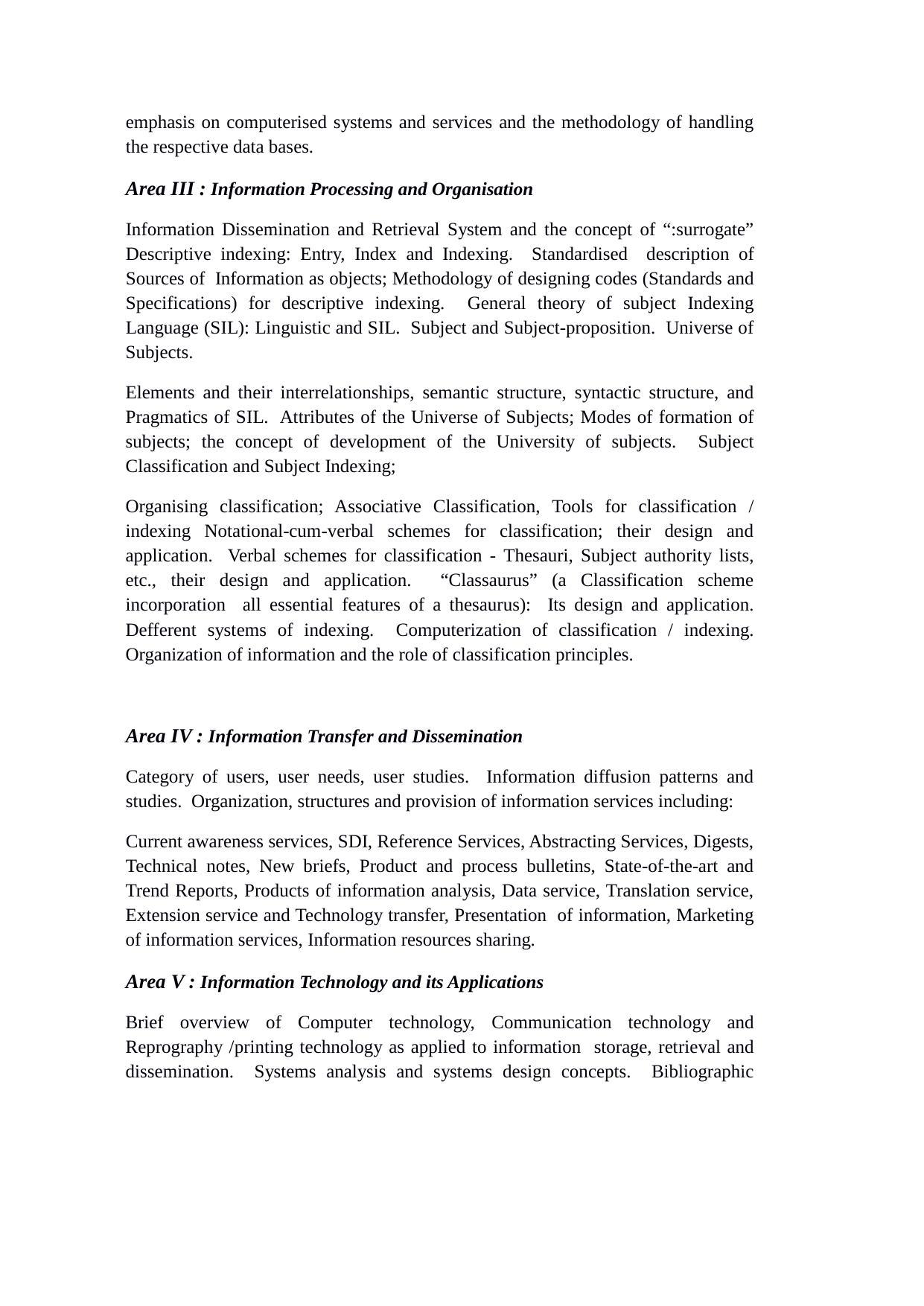 ISI Admission Test JRF in Library and Information Science LIA 2016 Sample Paper - Page 2