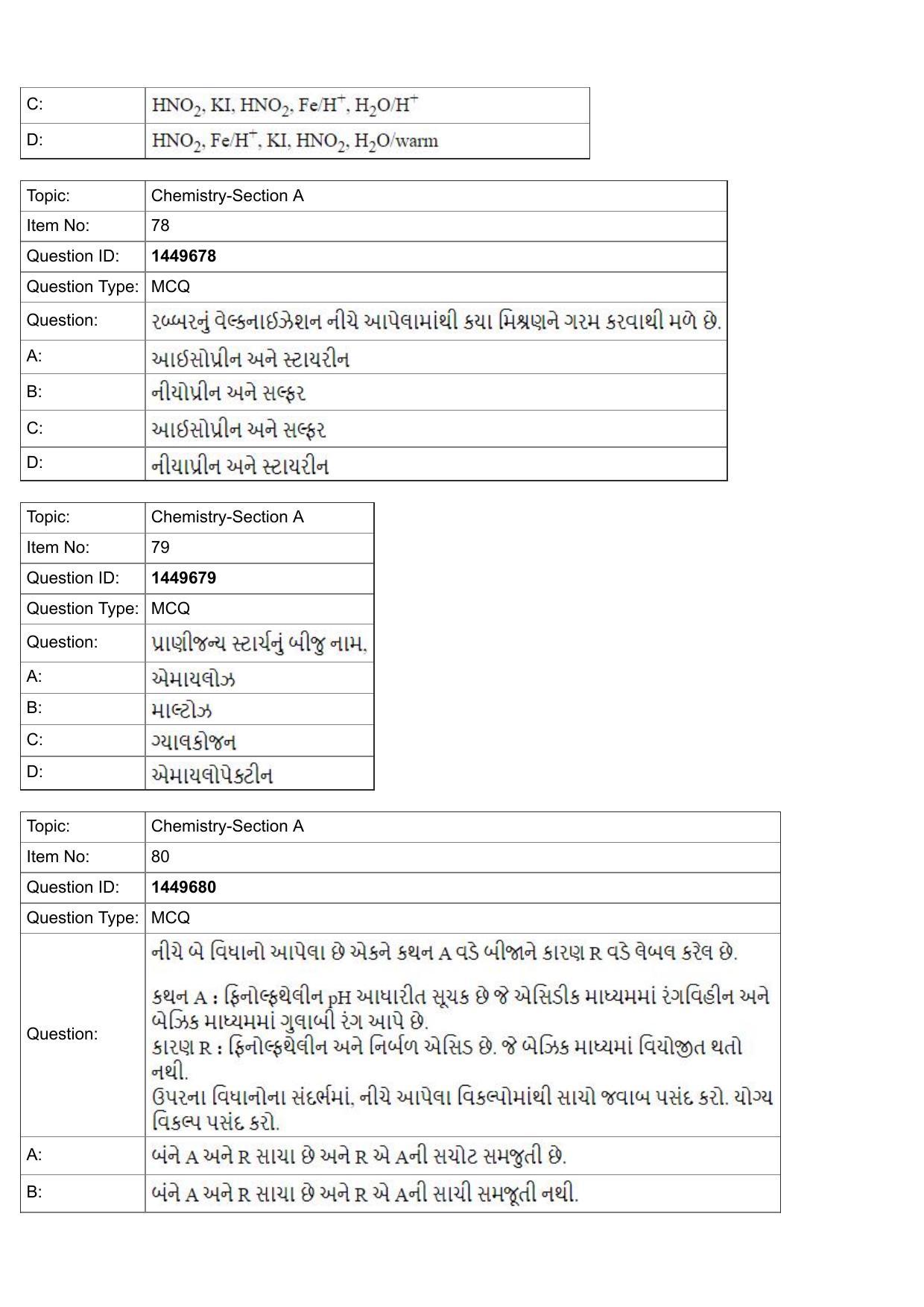 JEE Mains 2022: BTech Gujarati (Shift 2) 26-07-2022 Question Paper - Page 28