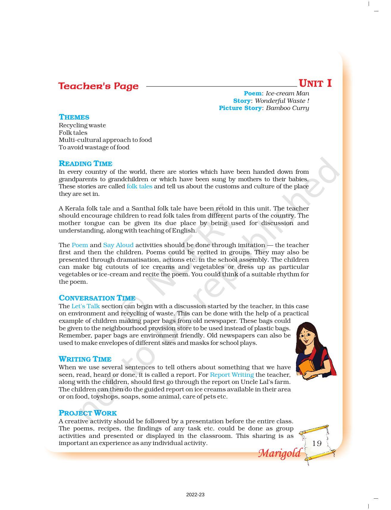 NCERT Book for Class 5 English Chapter 1 Ice-Cream Man - Page 18