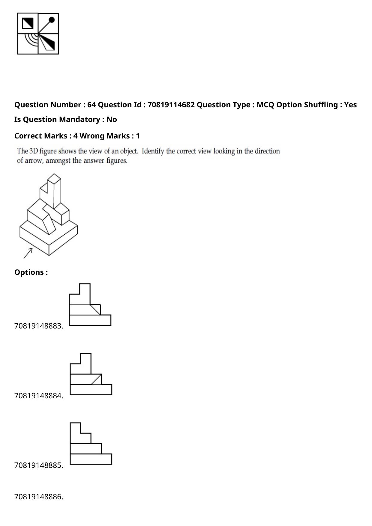 JEE Mains 2021: B Arch & B Planning Bengali (Shift 2) 23-02-2021 Question Paper - Page 79