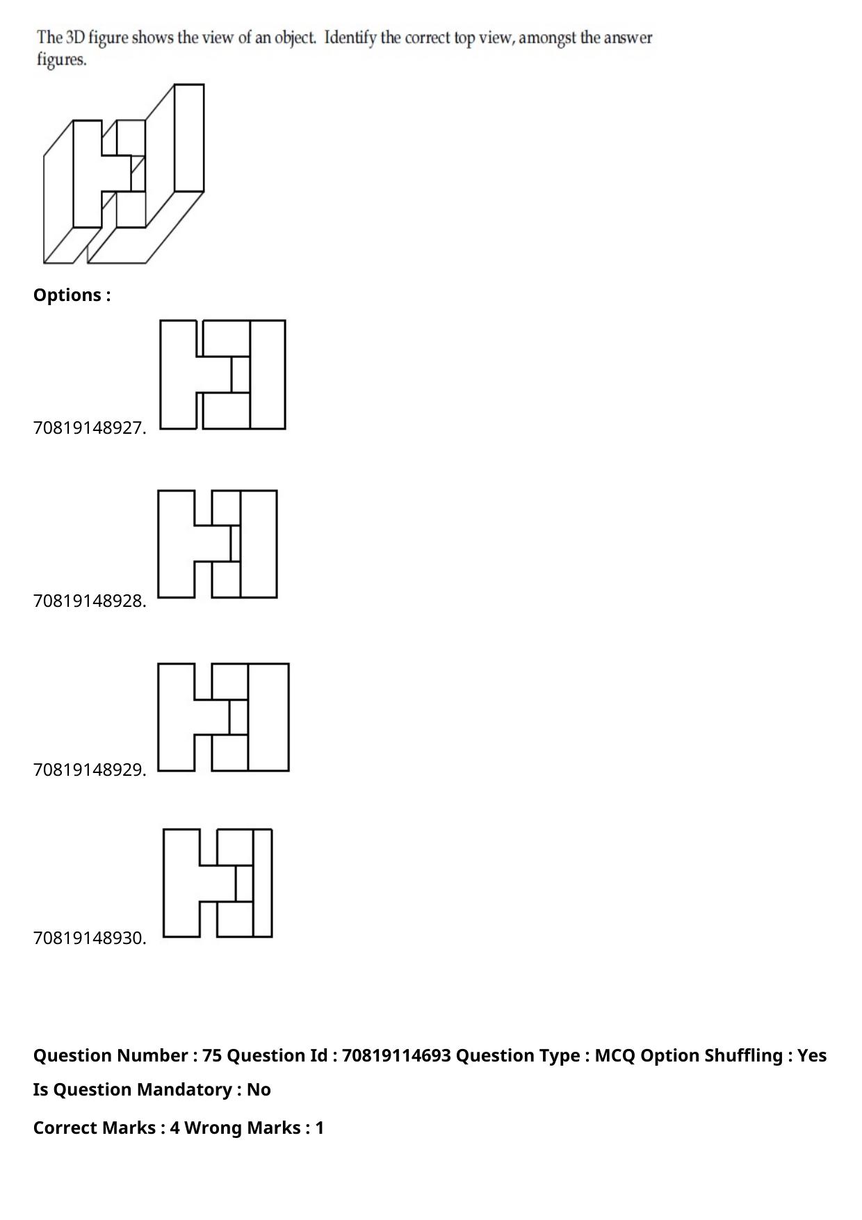 JEE Mains 2021: B Arch & B Planning Bengali (Shift 2) 23-02-2021 Question Paper - Page 102