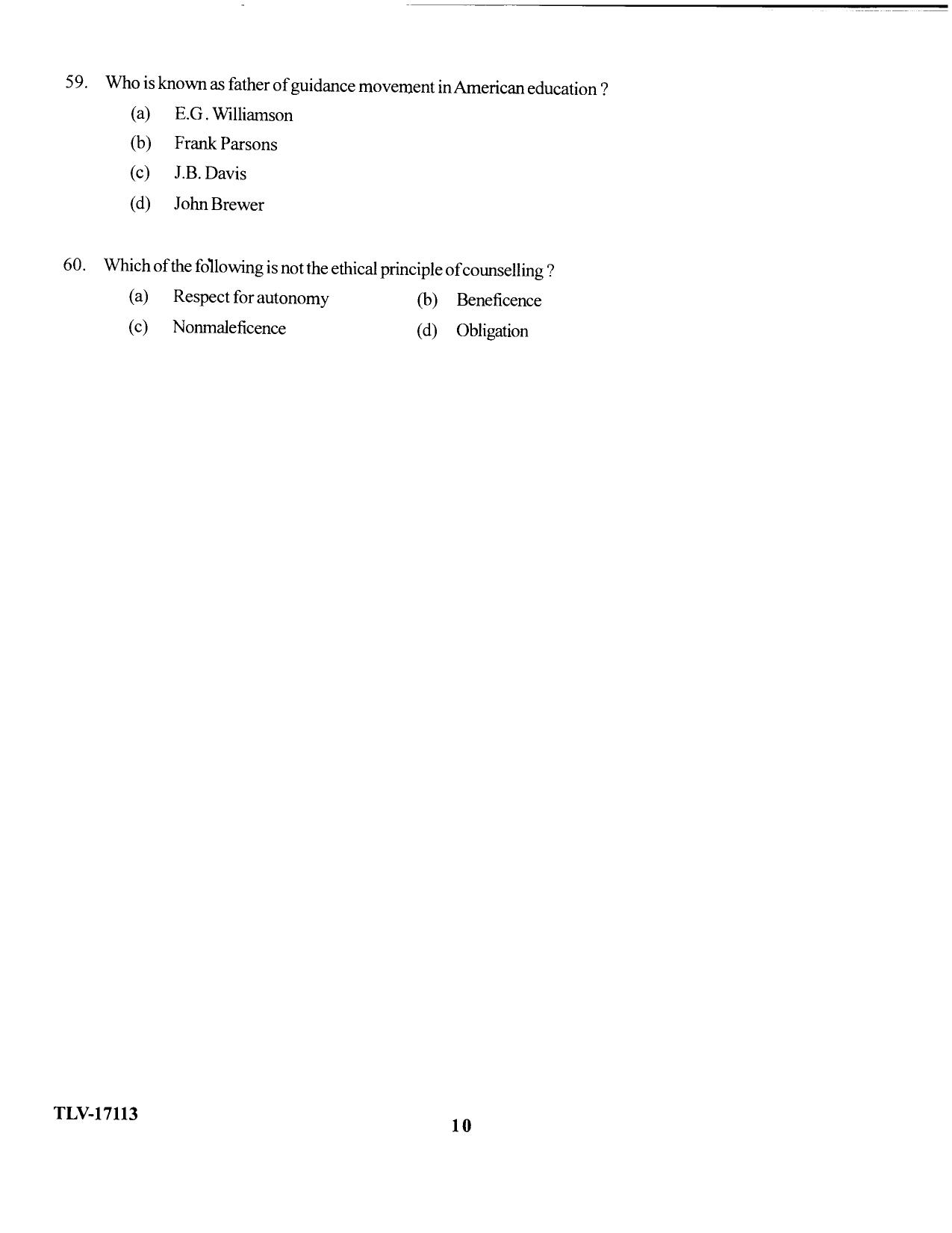 KUET 2024 M.A. Psychology Question Paper - Page 94