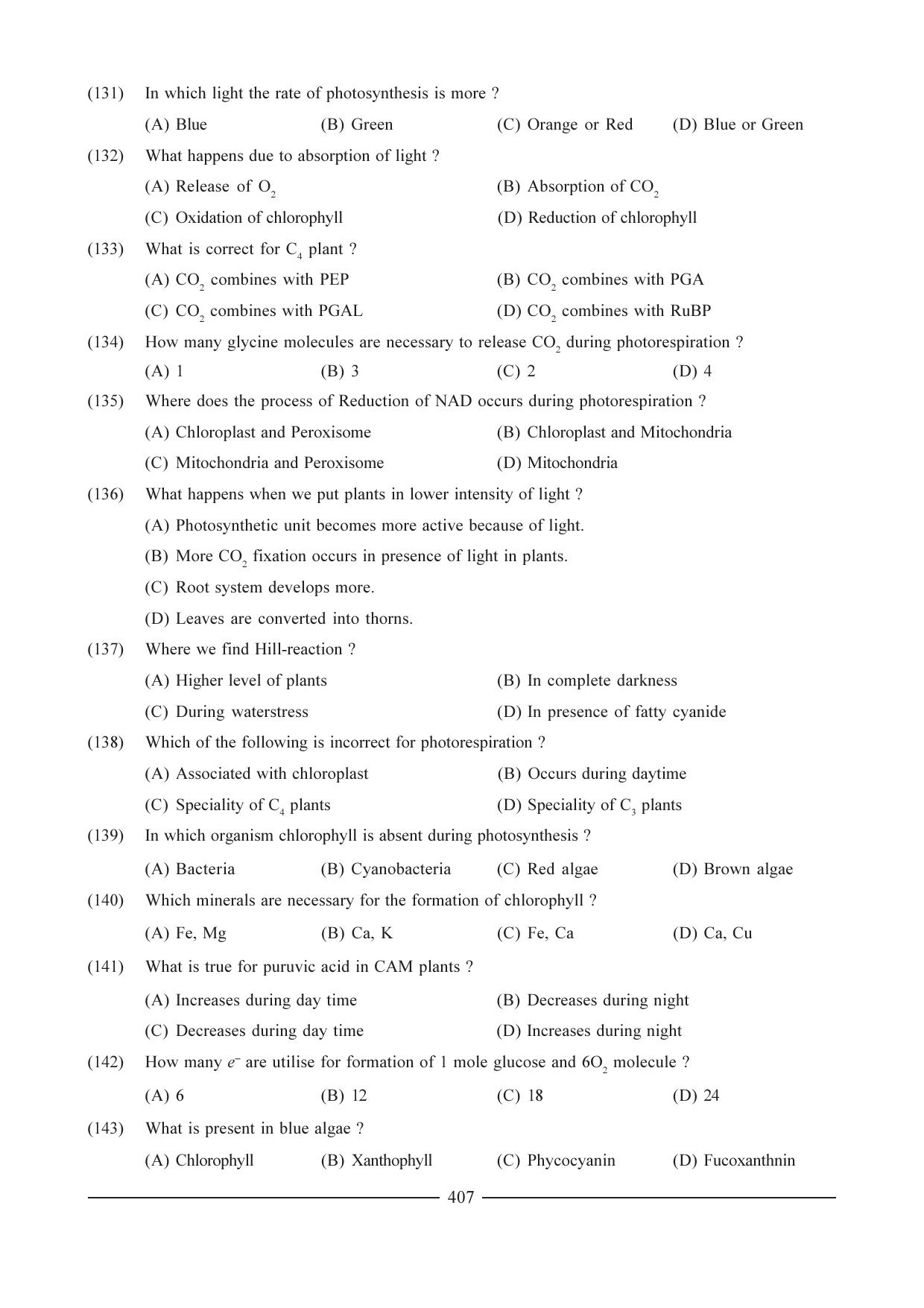 GSEB HSC Biology Question Paper (English Medium)- Chapter 20 - Page 26